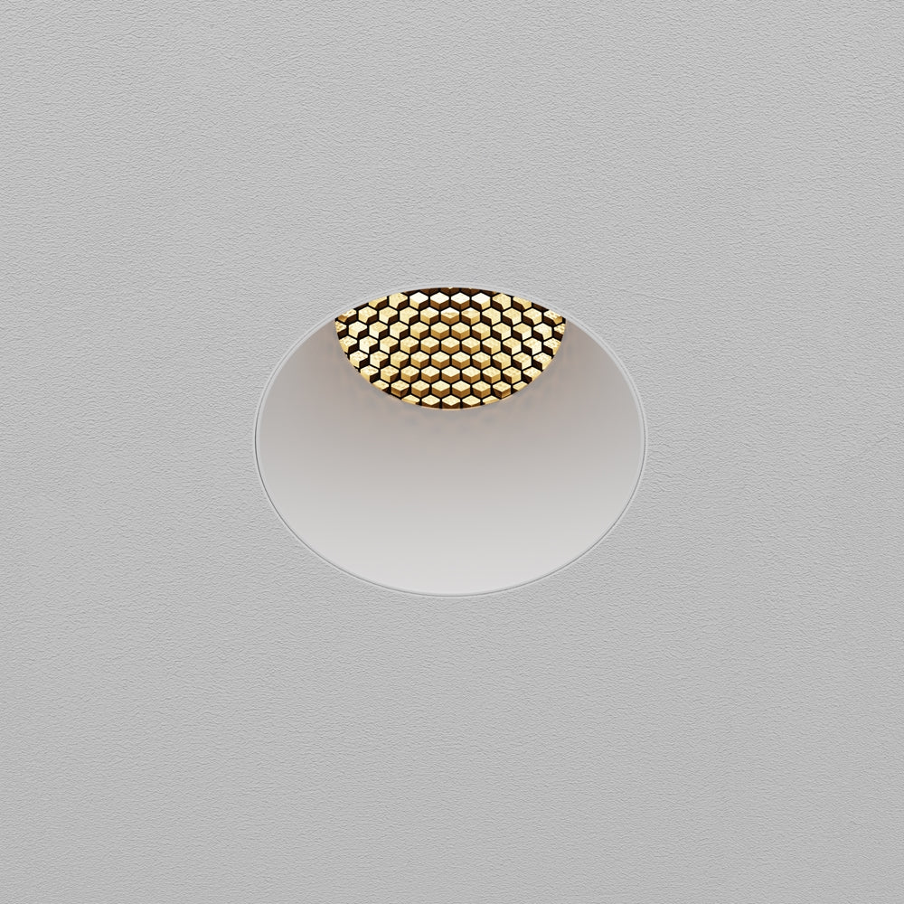 Maytoni downlight Dip LED 50° indbygget cirkulært lysarmatur, hvid