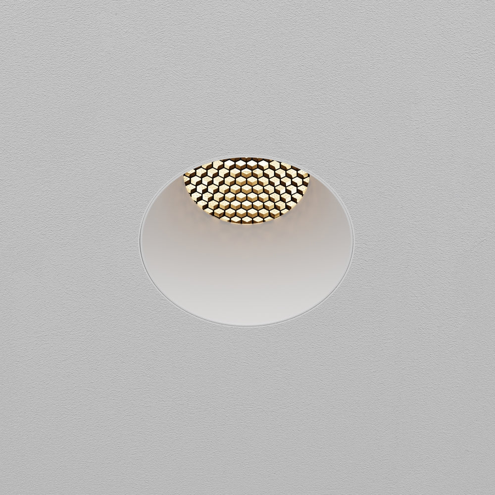 Maytoni downlight Dip LED 50° indbygget cirkulært lysarmatur, hvid