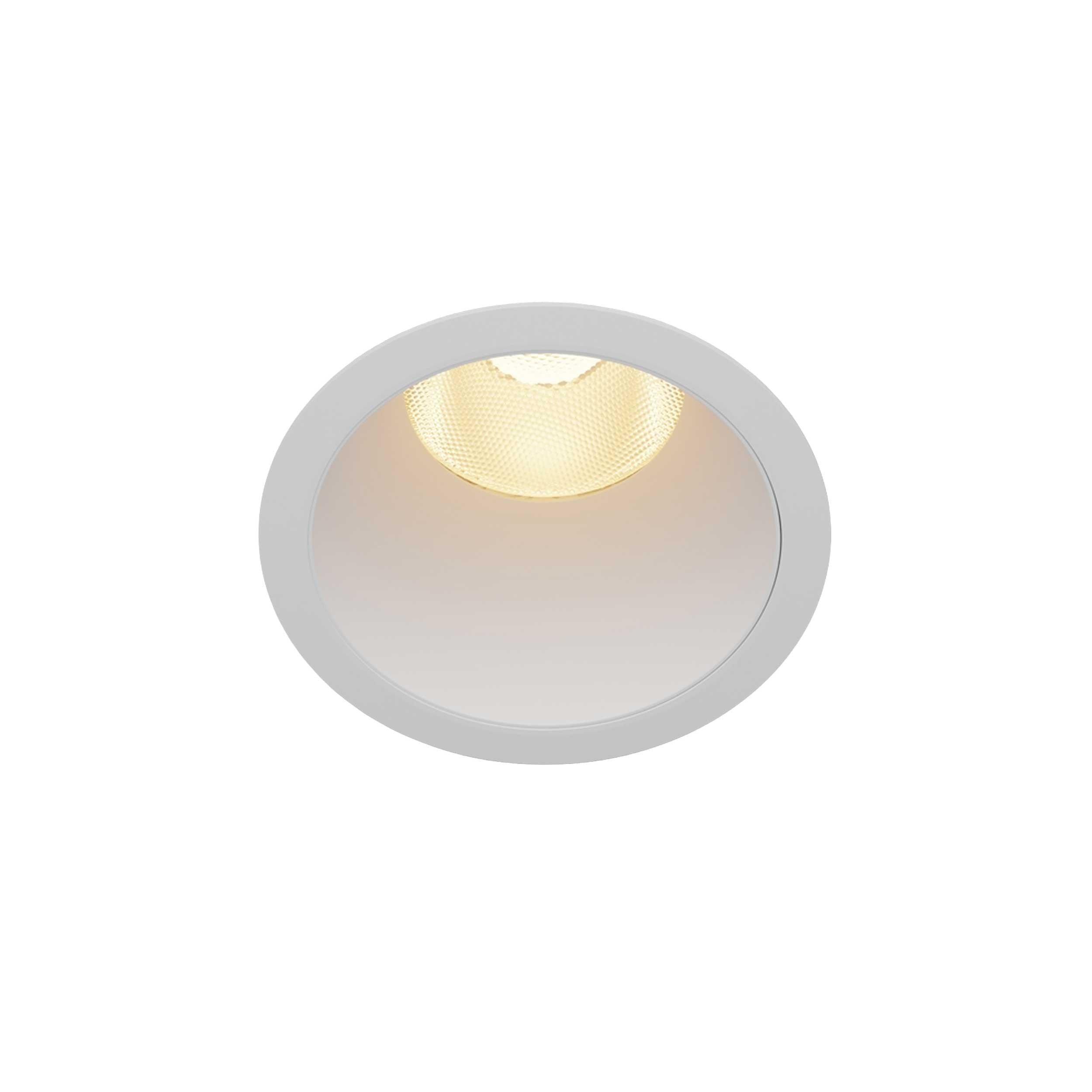 Maytoni downlight Dip LED 50° indbygget cirkulært lysarmatur, hvid