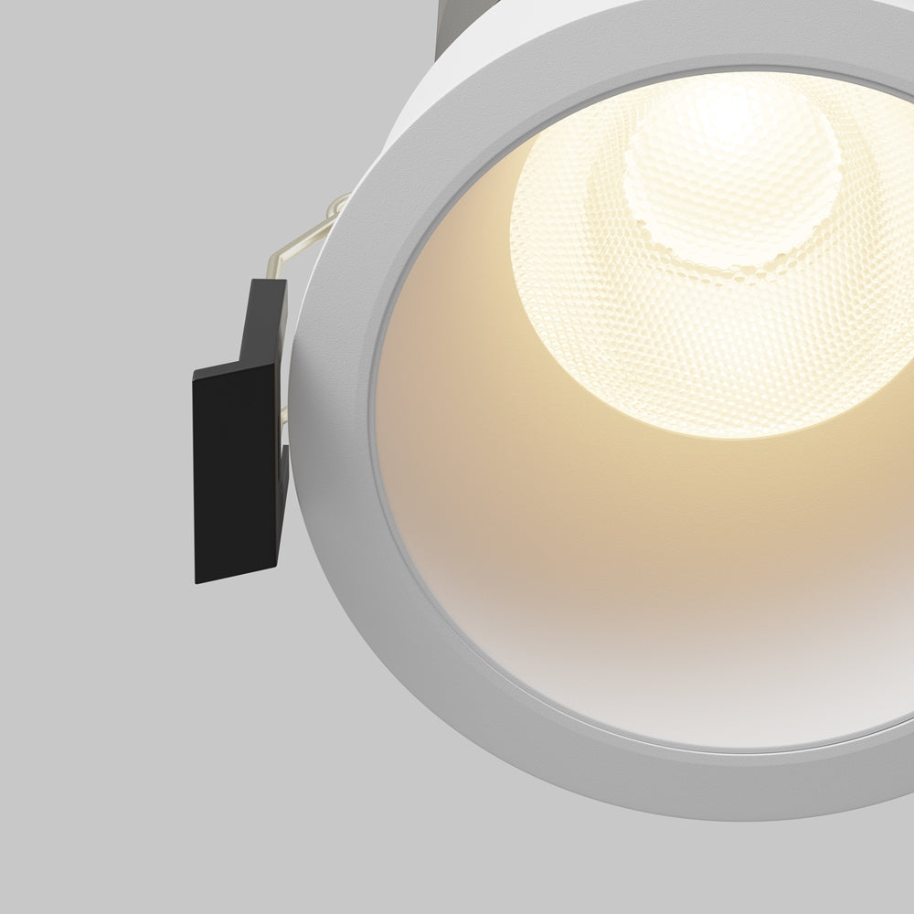Maytoni downlight Dip LED 50° indbygget cirkulært lysarmatur, hvid