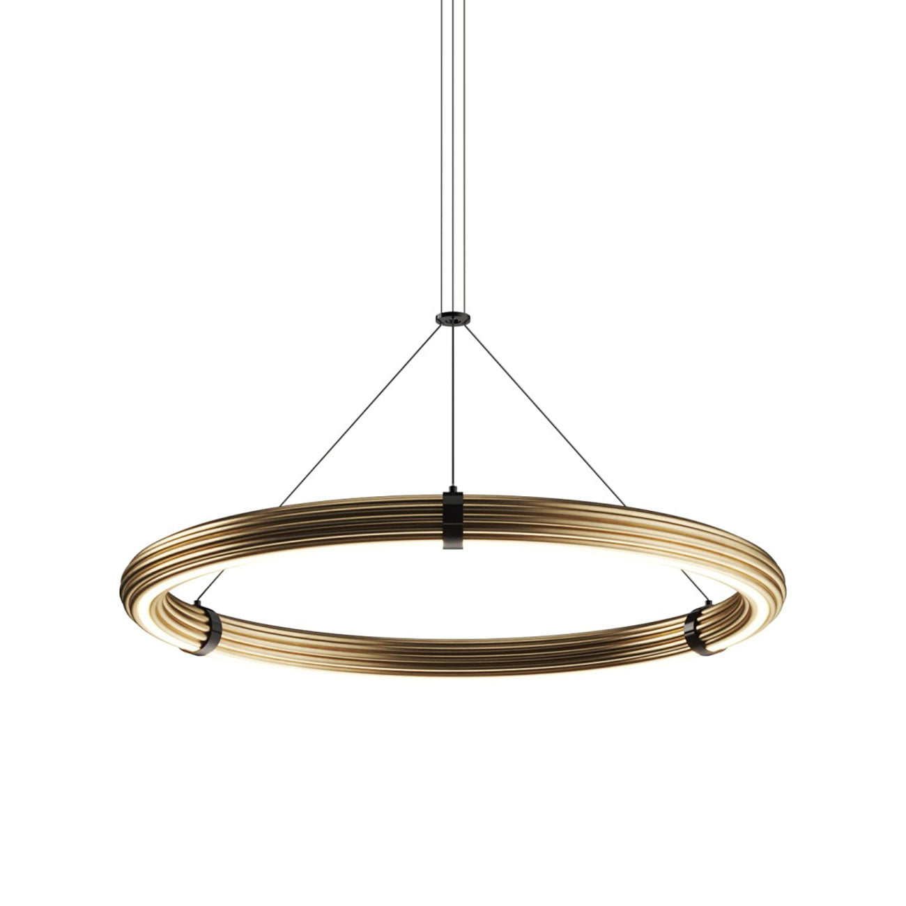 Aromas Elli LED závěsné kruhové svítidlo stmívatelné