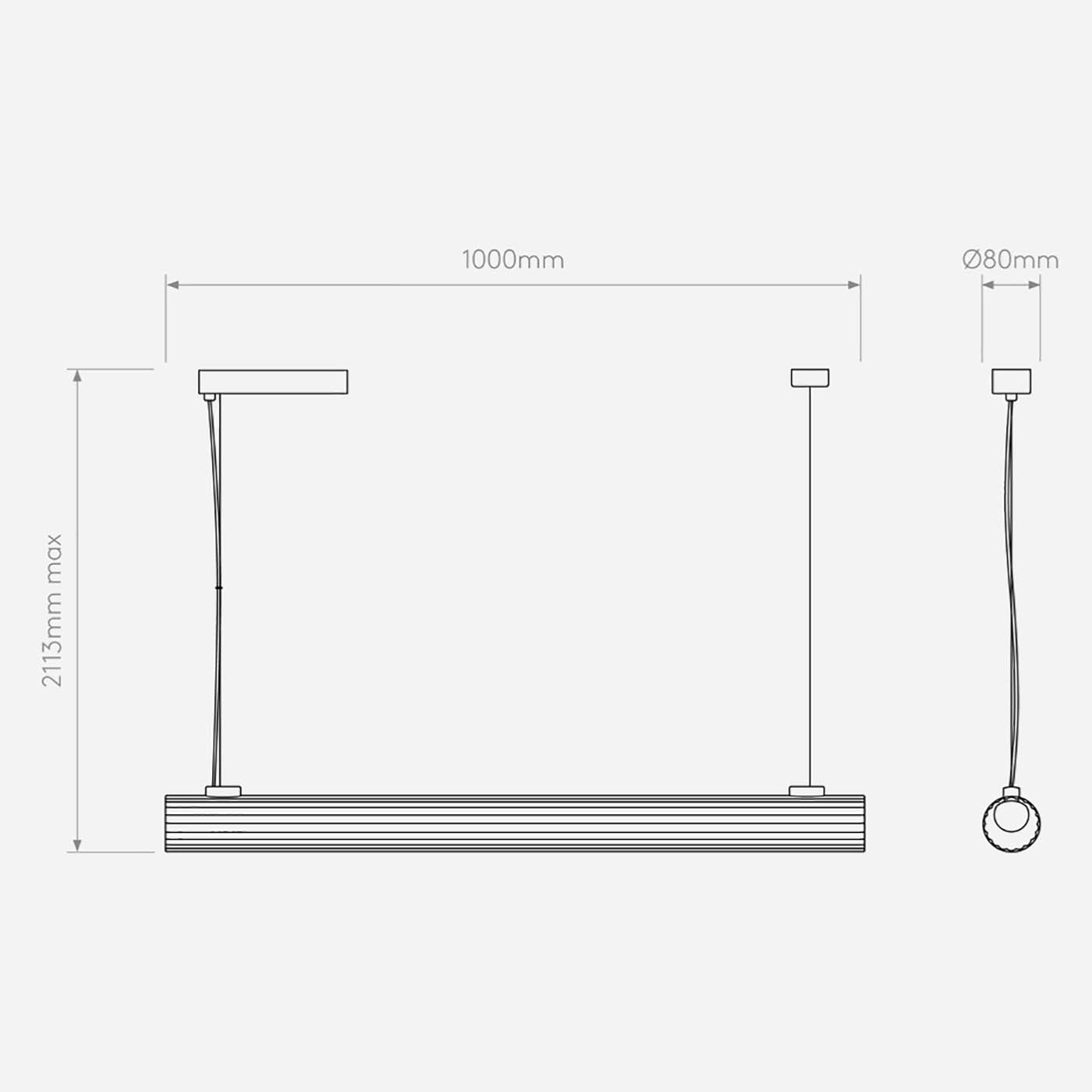 Astro Io 1000 LED závěsné svítidlo Ra>90