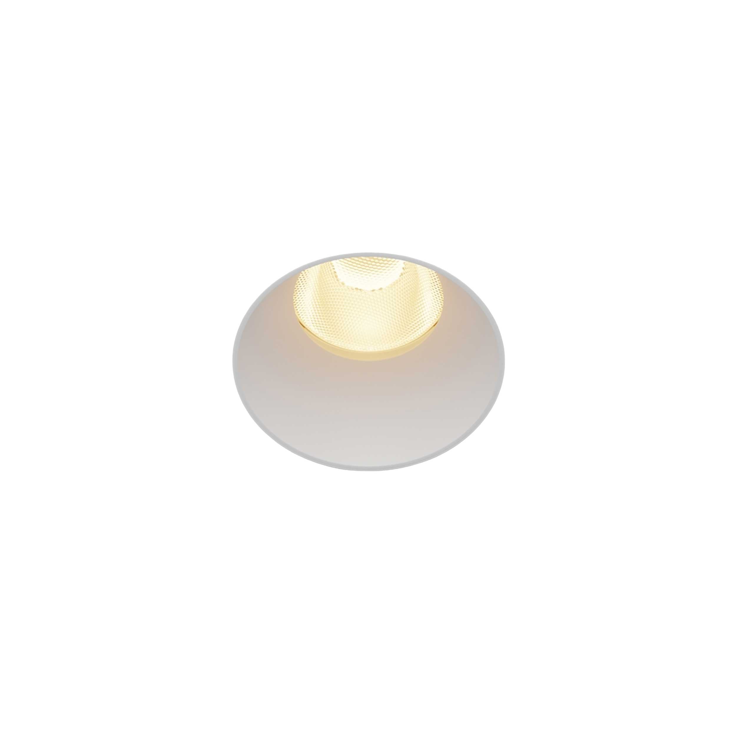 Maytoni downlight Dip LED 50° indbygget cirkulært lysarmatur, hvid