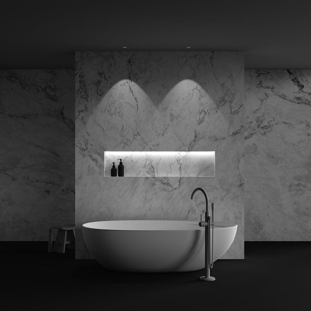 Maytoni downlight Dip LED 50° indbygget cirkulært lysarmatur, hvid