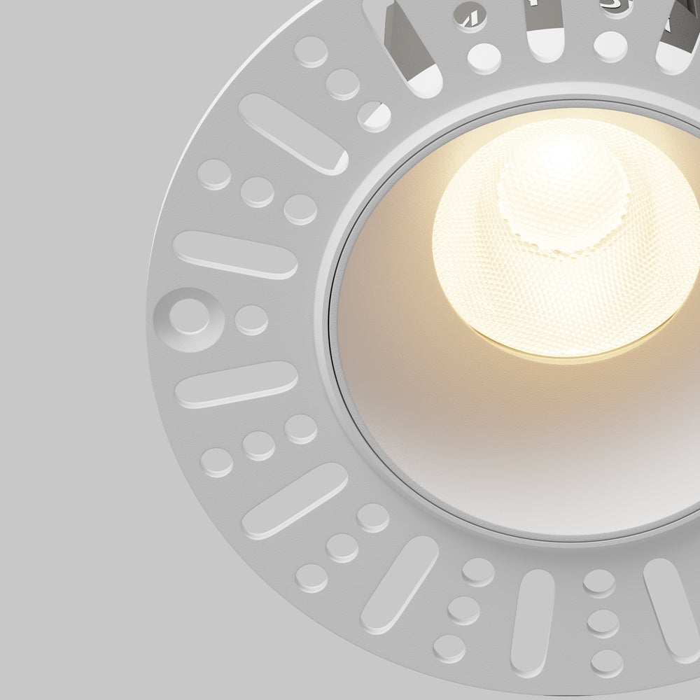 Maytoni downlight Dip LED 50° indbygget cirkulært lysarmatur, hvid