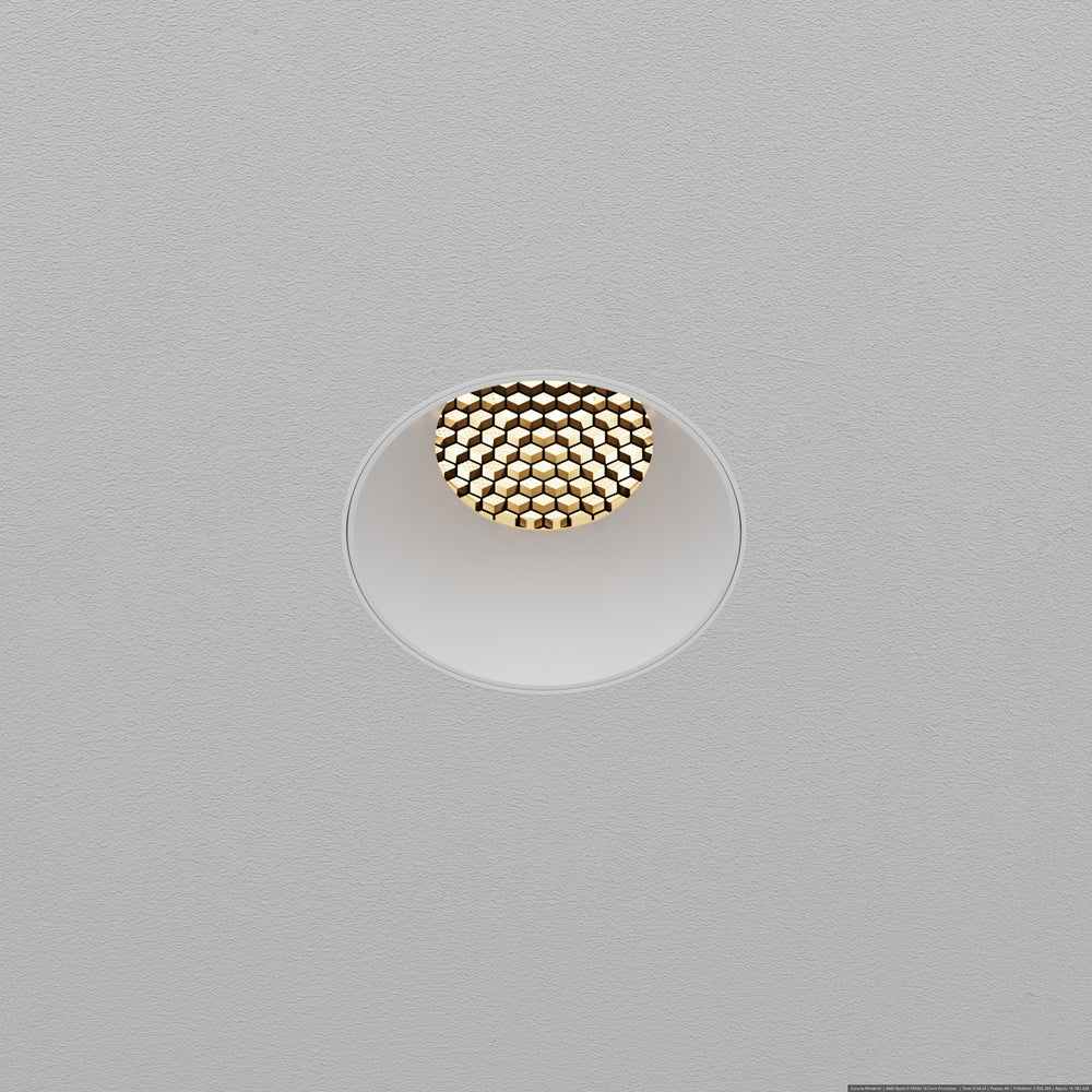 Maytoni downlight Dip LED 50° indbygget cirkulært lysarmatur, hvid