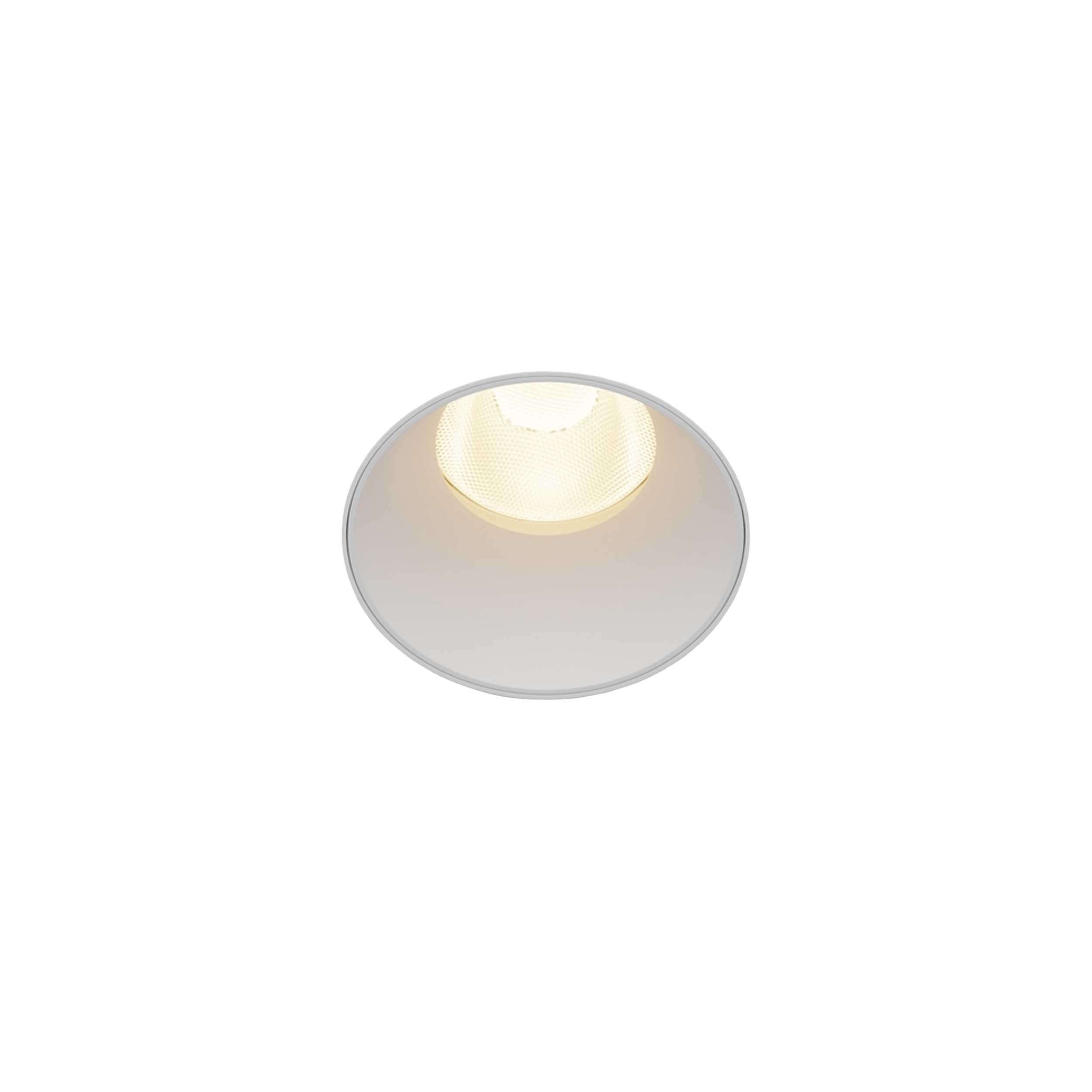 Maytoni downlight Dip LED 50° indbygget cirkulært lysarmatur, hvid