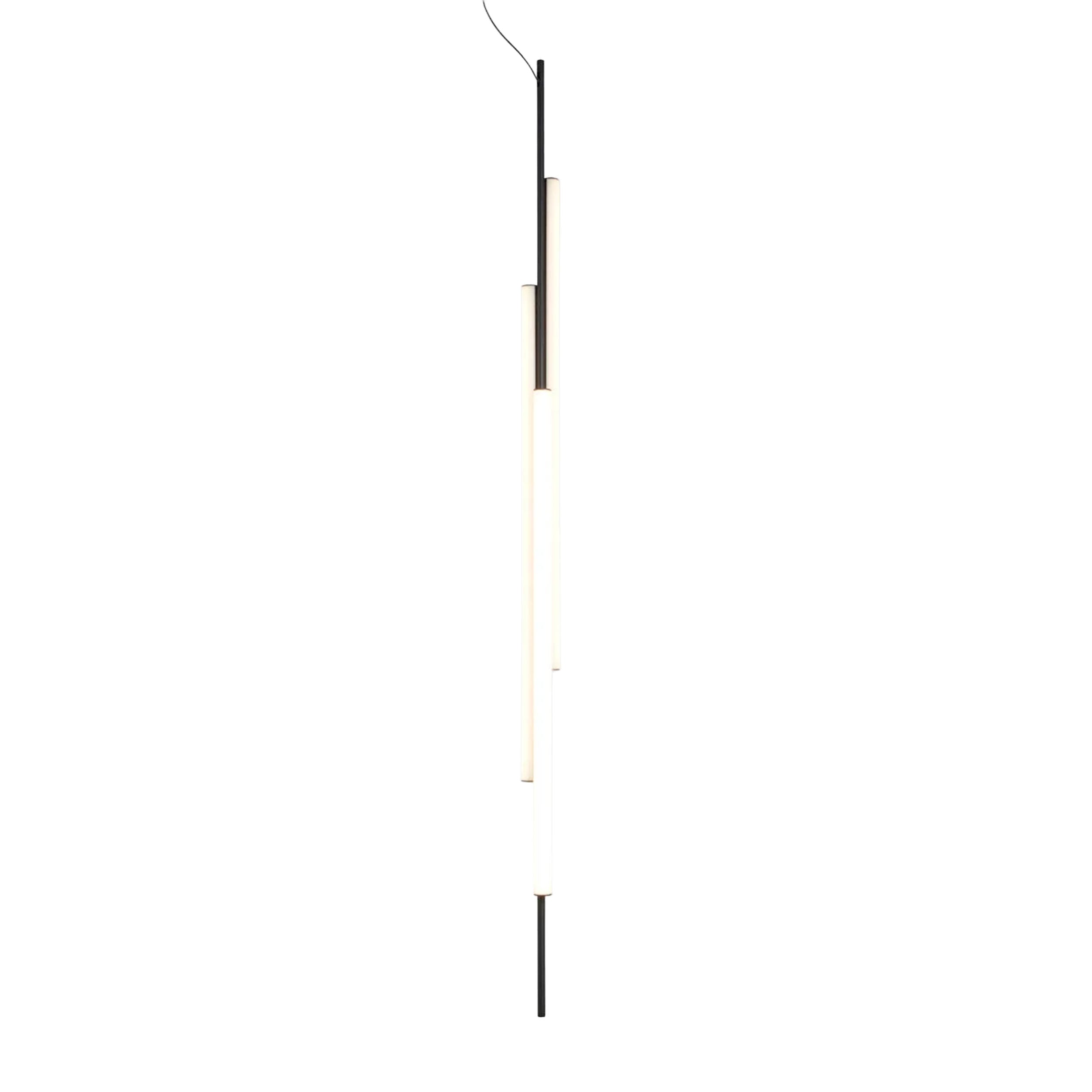 Marset Ambrosia V3 LED sort indbygget, hængende, lodret lampe