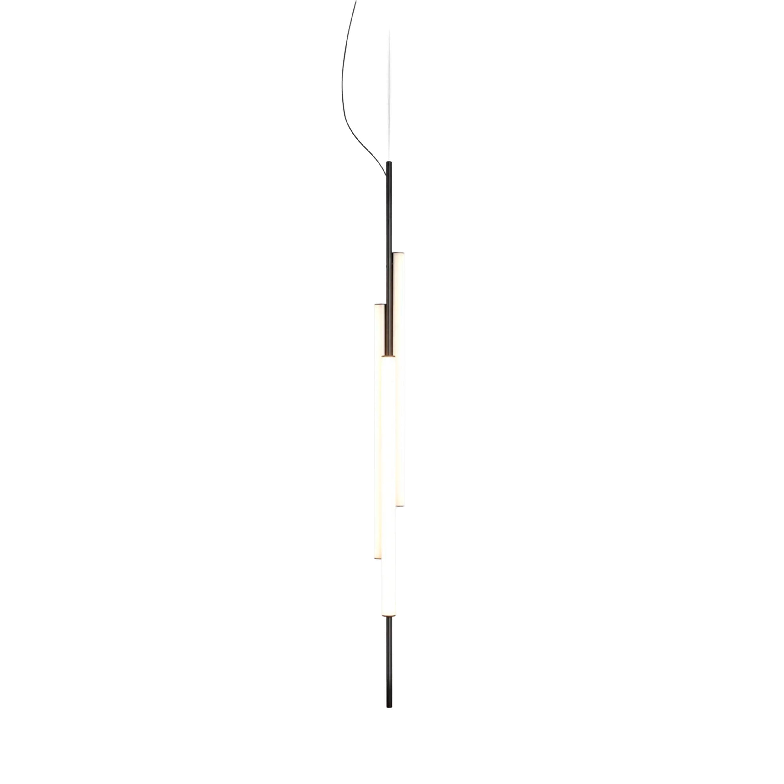 Marset Ambrosia V3 LED sort indbygget, hængende, lodret lampe