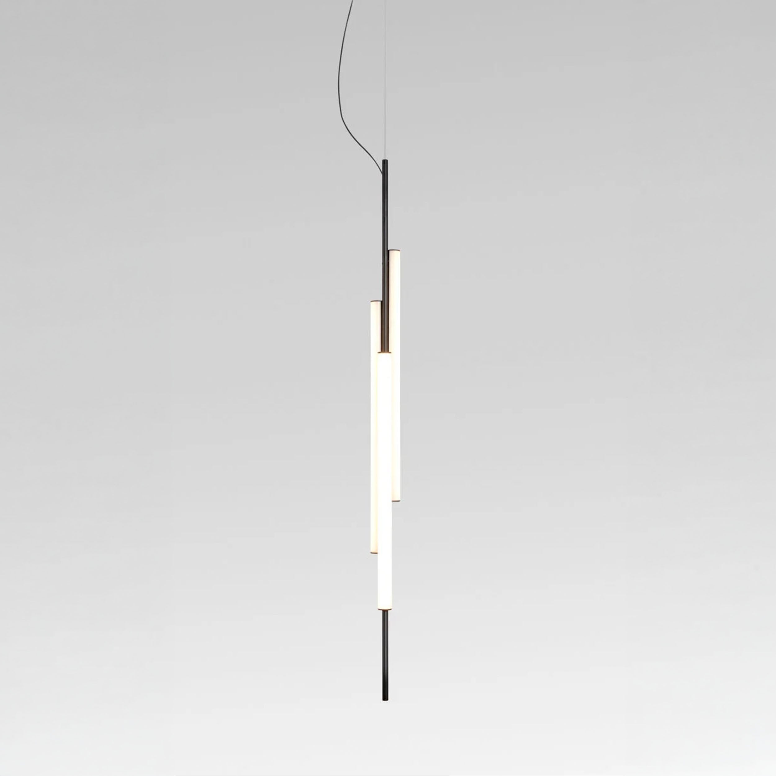 Marset Ambrosia V3 LED sort indbygget, hængende, lodret lampe