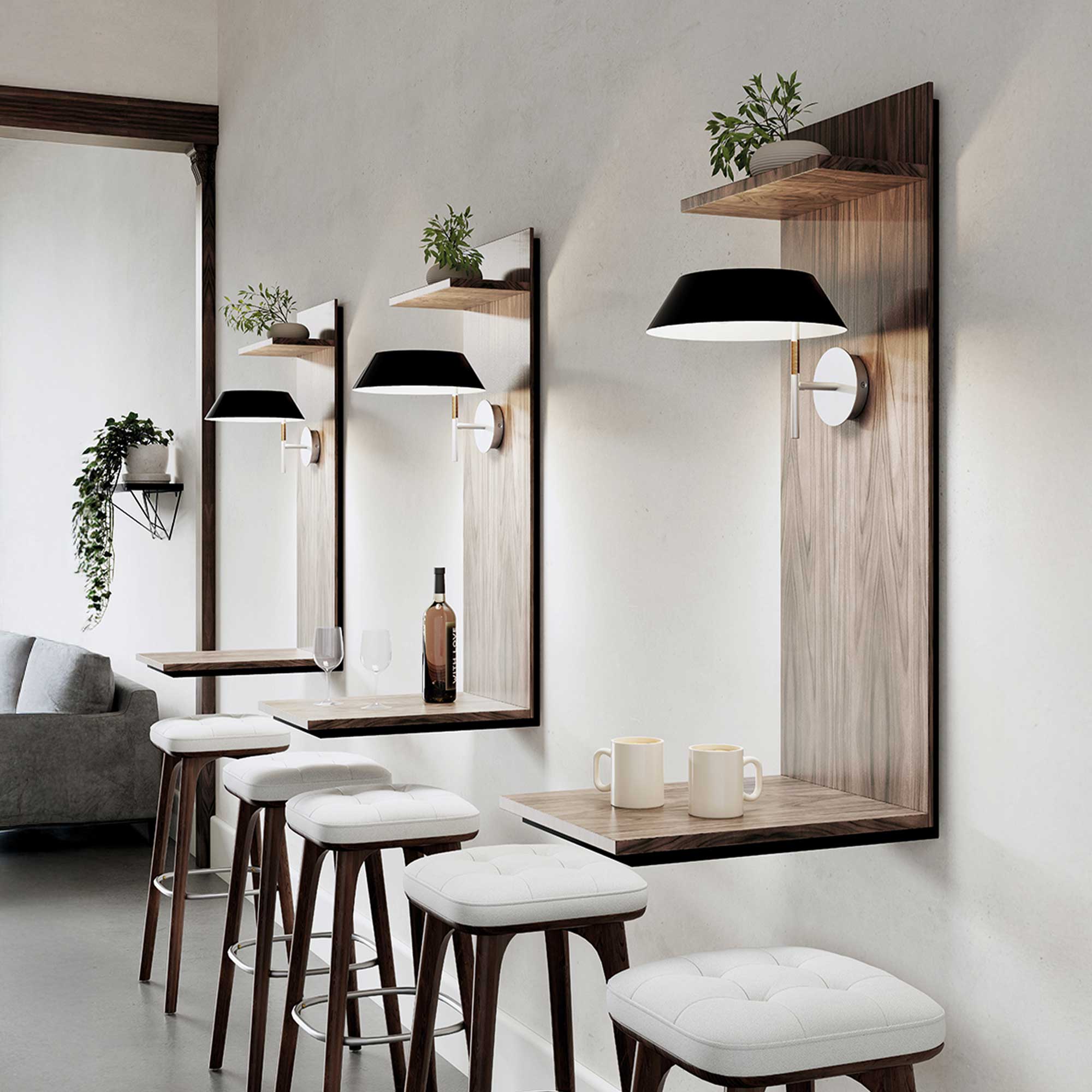 Aromas Aider E27 nástěnné svítidlo