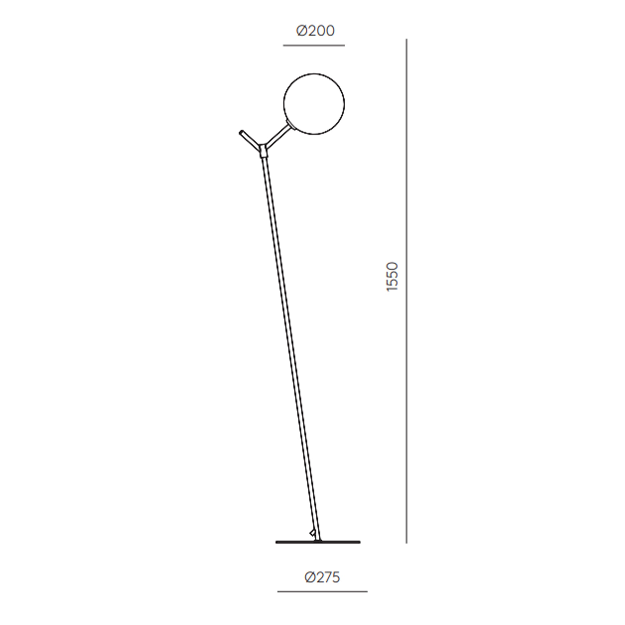 Aromas Atom G9 stojací svítidlo