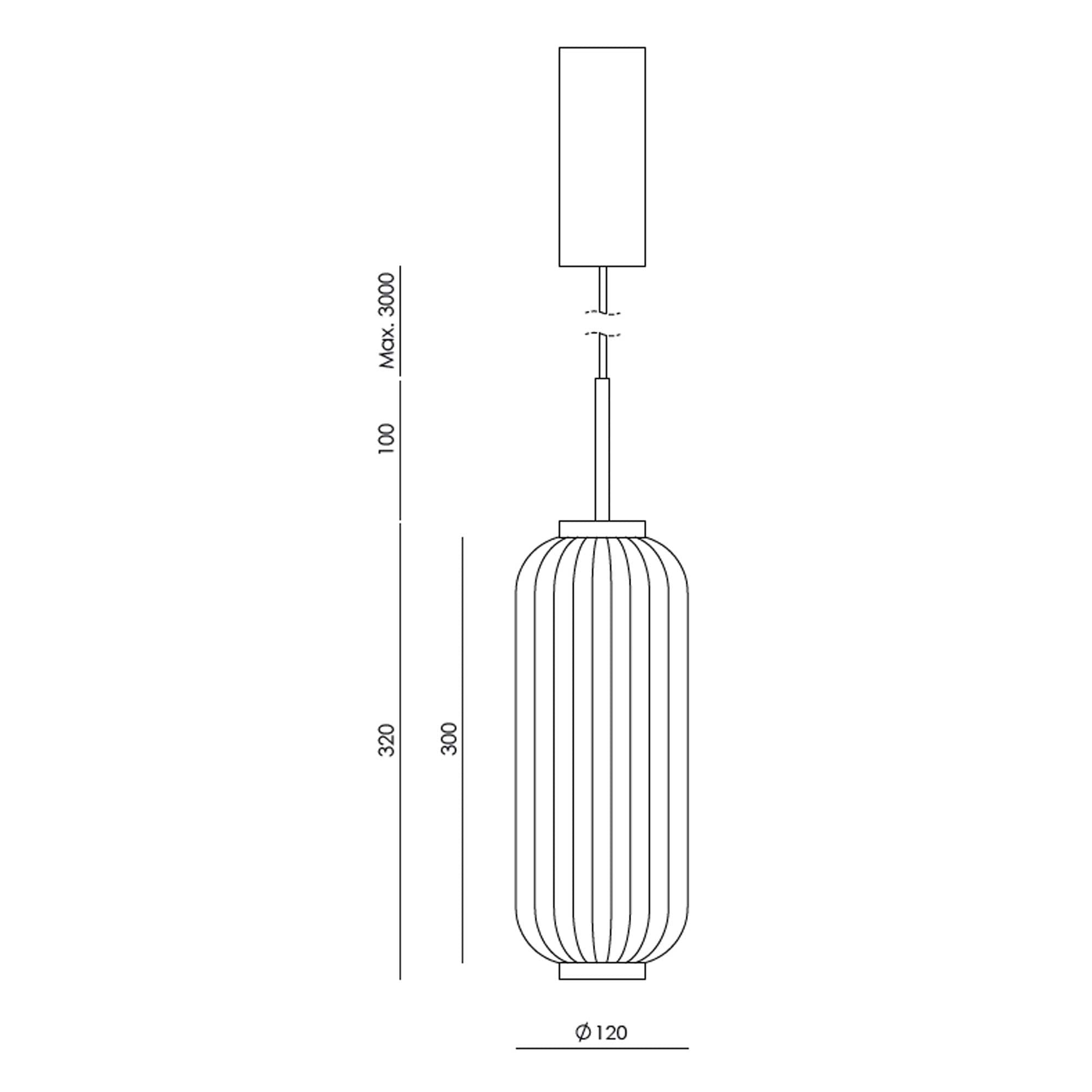 Aromas Elma S LED závěsné svítidlo