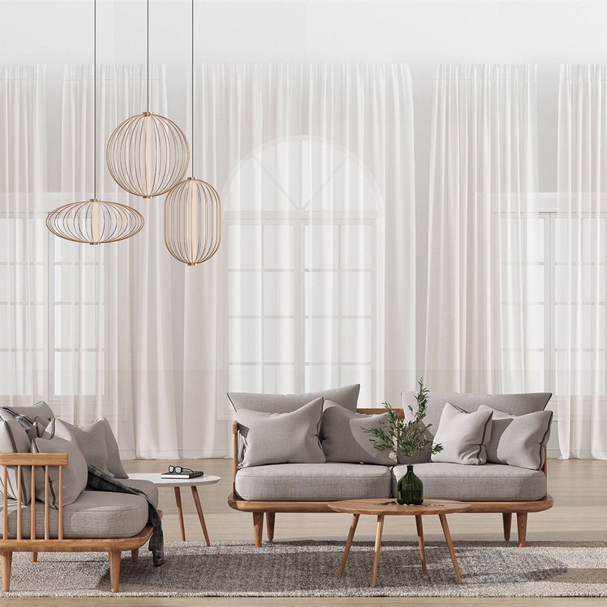 Aromas Pepo LED závěsné konfigurovatelné svítidlo