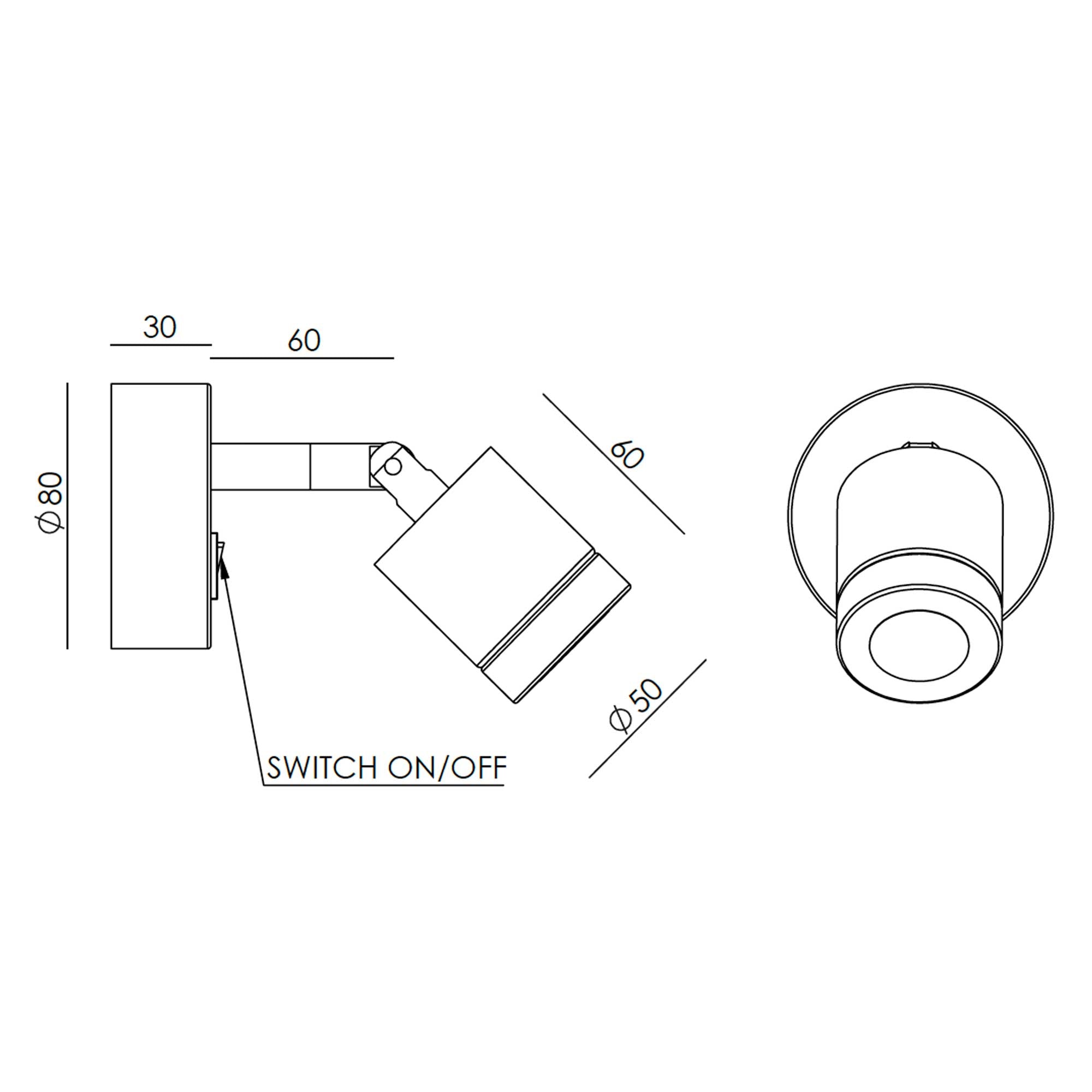 Aromas Tea LED nástěnné svítidlo
