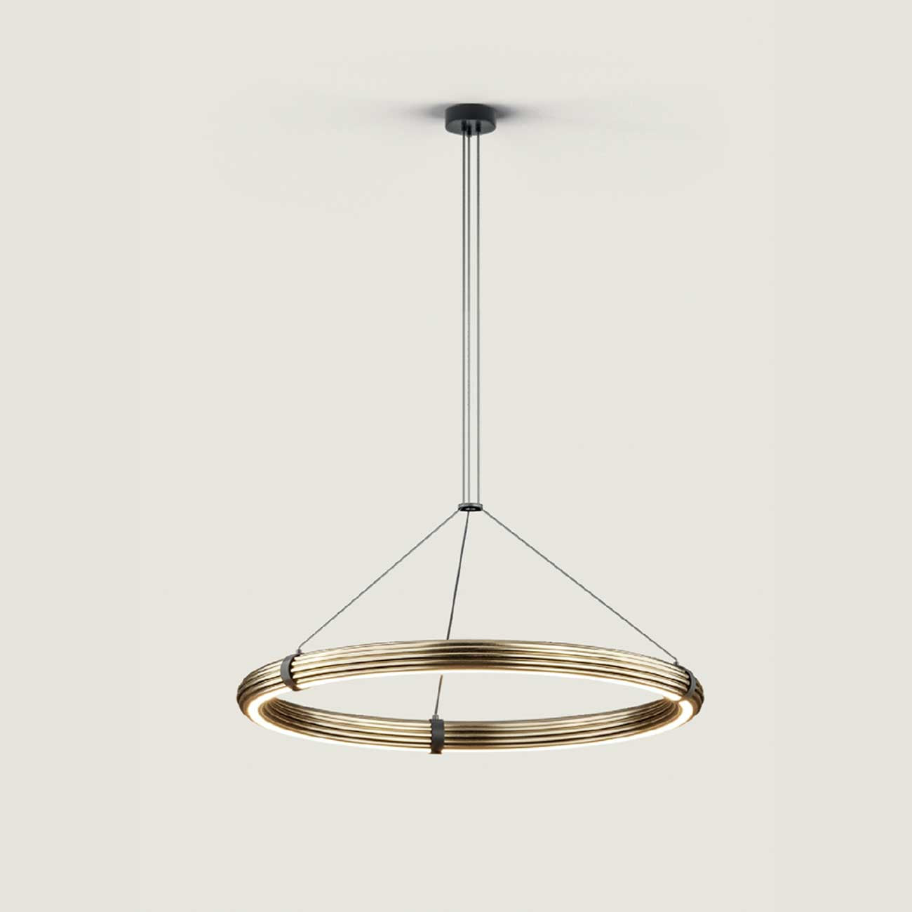 Aromas Elli LED závěsné kruhové svítidlo stmívatelné