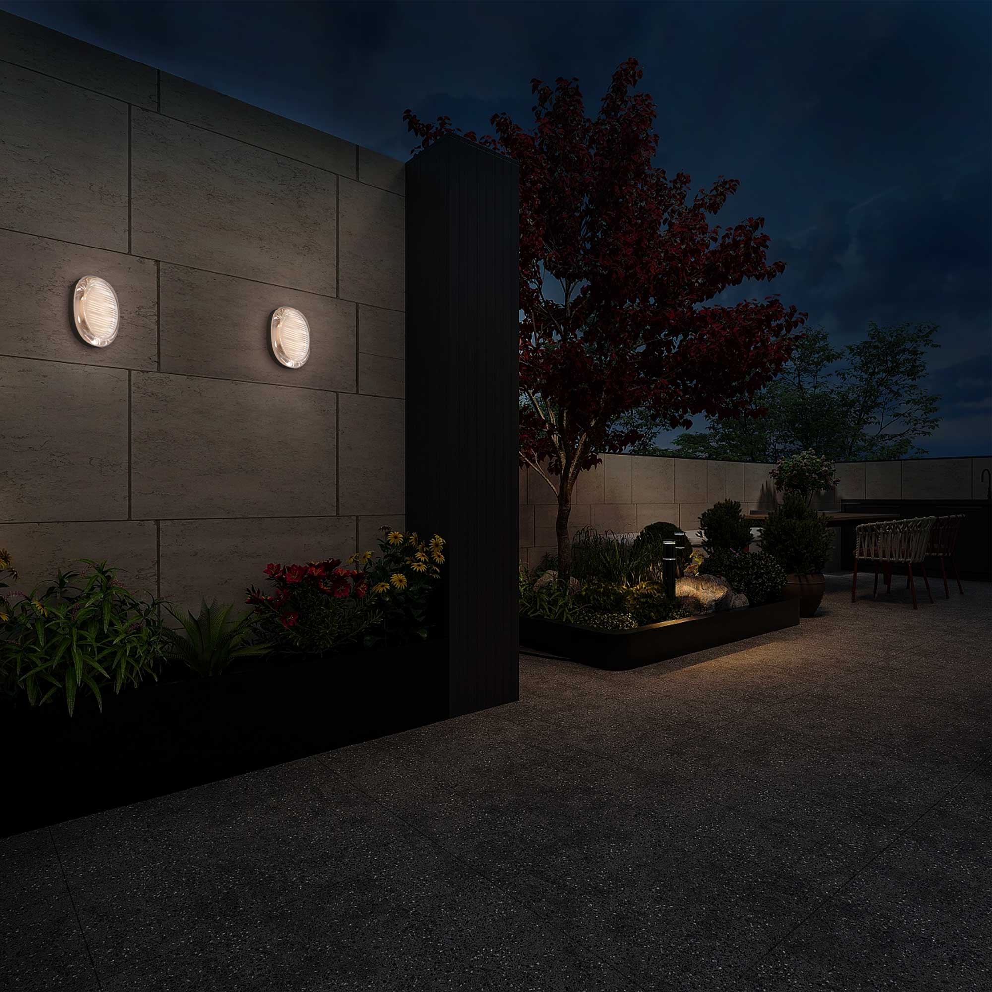 Clario LED přisazené skleněné svítidlo Ra>90 IP65