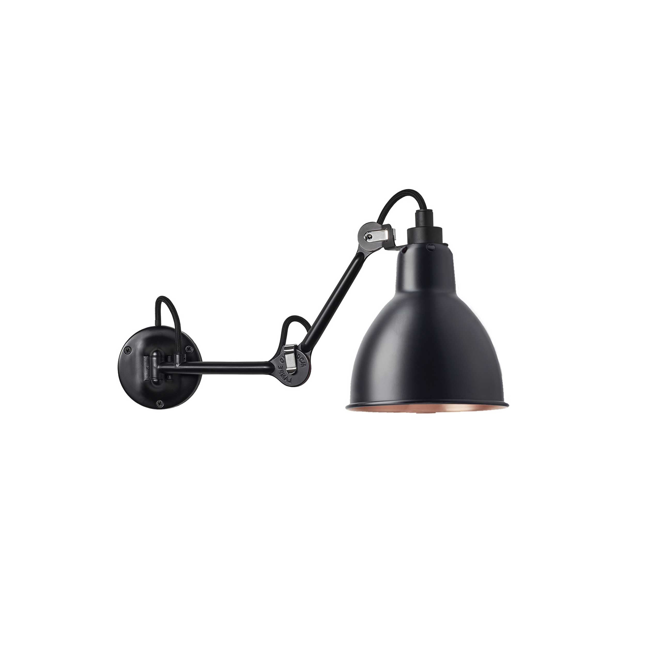 DCW éditions Lampe Gras N°204 E27 nástěnné svítidlo k posteli