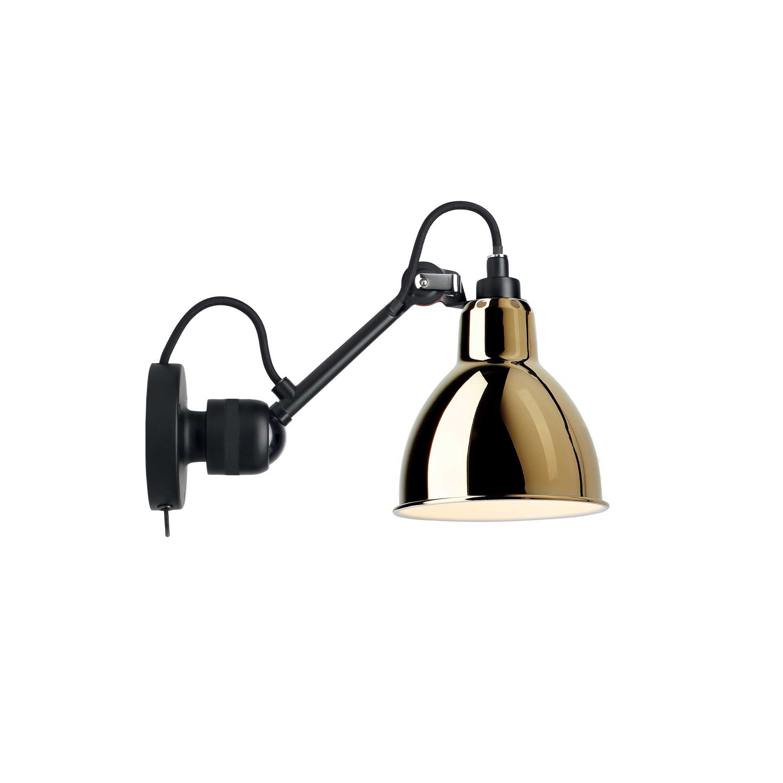 DCW éditions Lampe Gras N°304 E14 nástěnné svítidlo černé