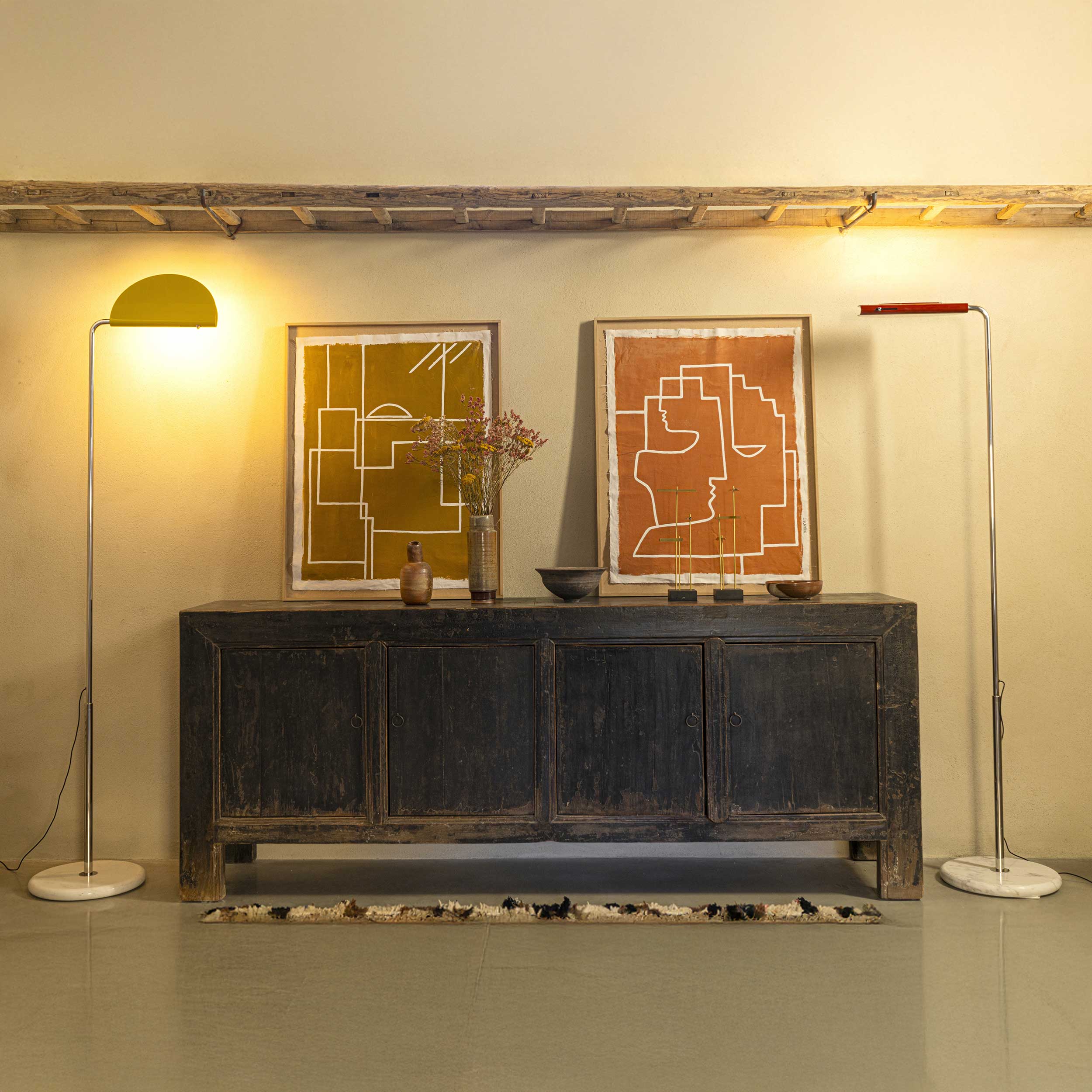 DCW éditions Mezzaluna LED stojací svítidlo