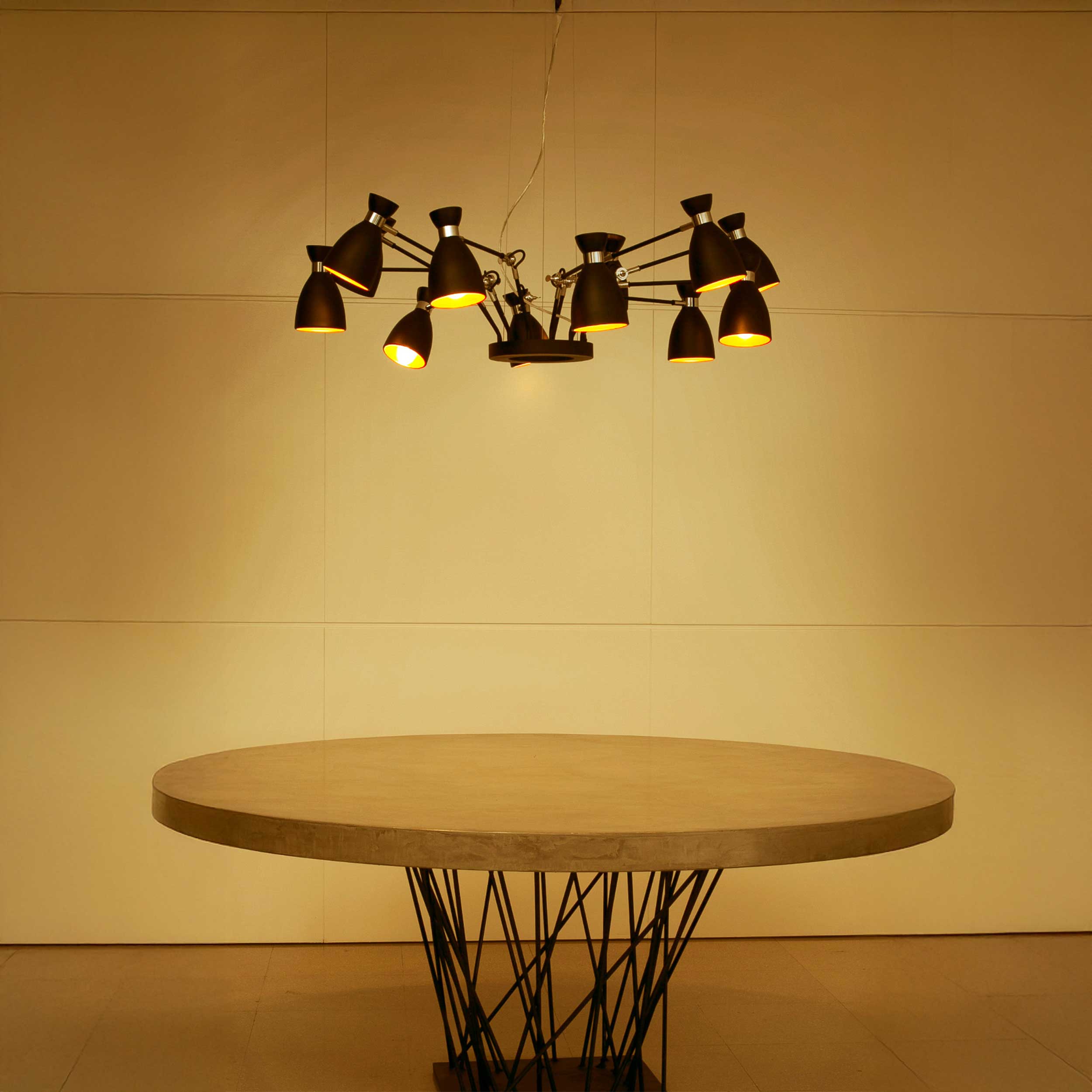 Faro Brume LED glass ceiling light IP44