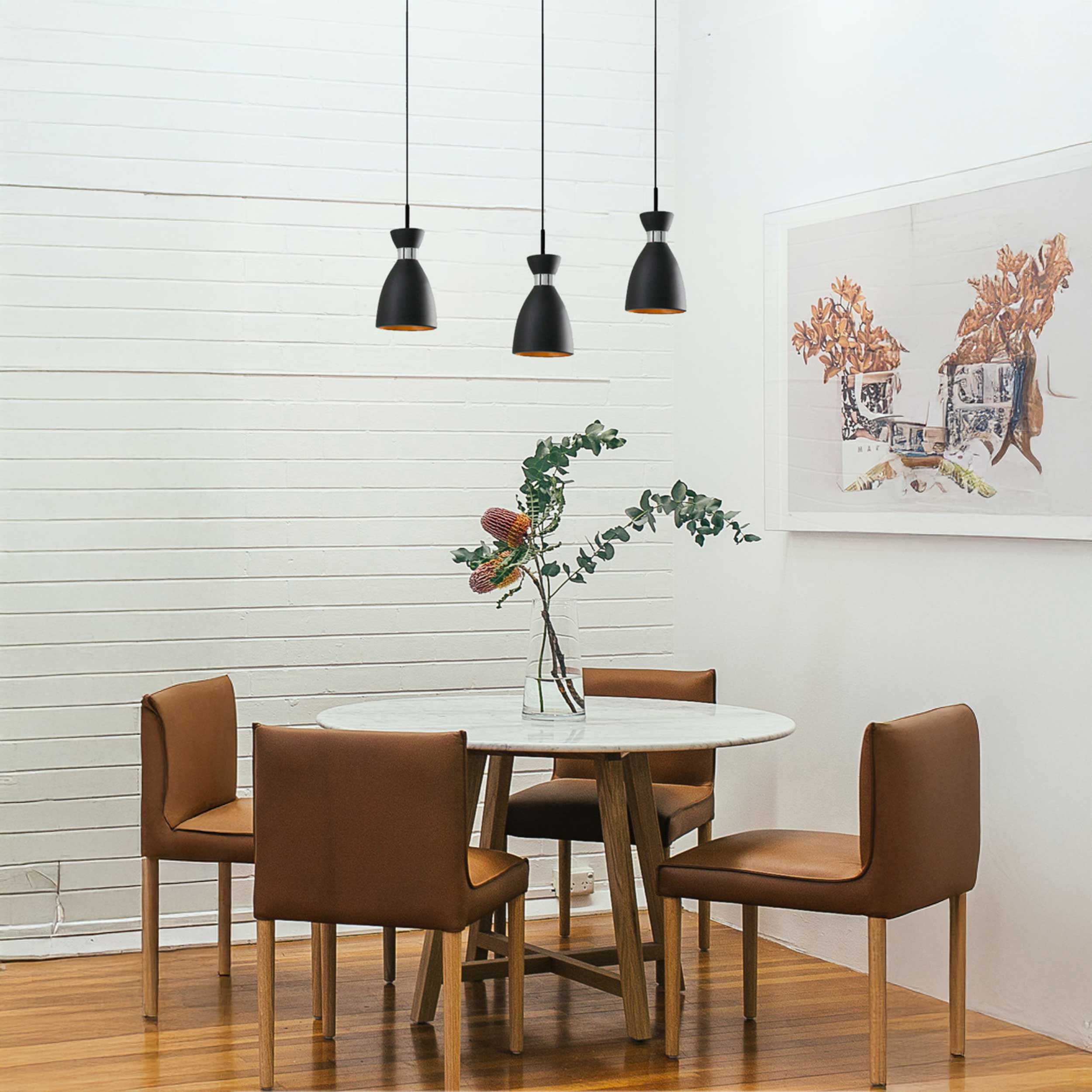 Faro Brume LED glass ceiling light IP44