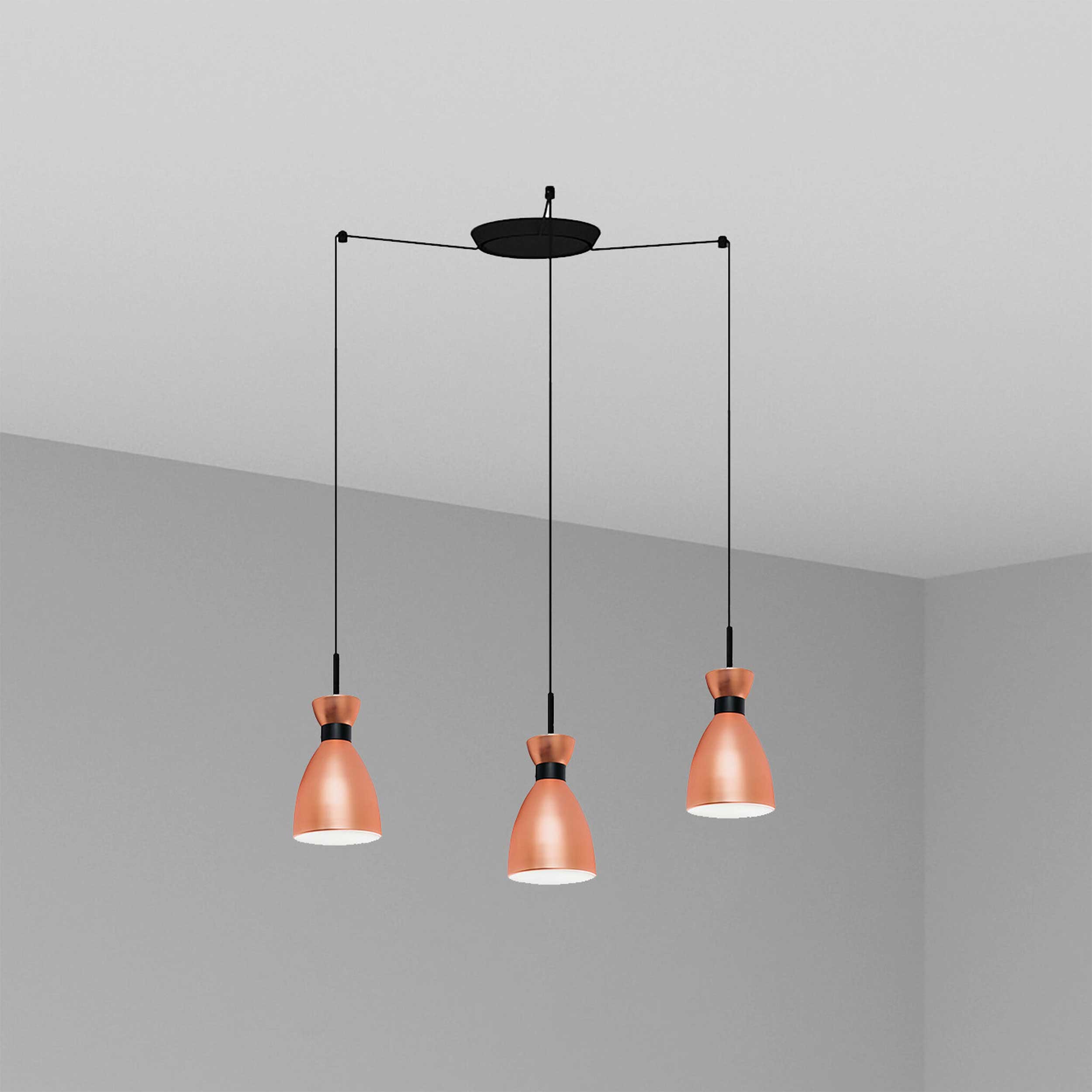 Faro Brume LED glass ceiling light IP44