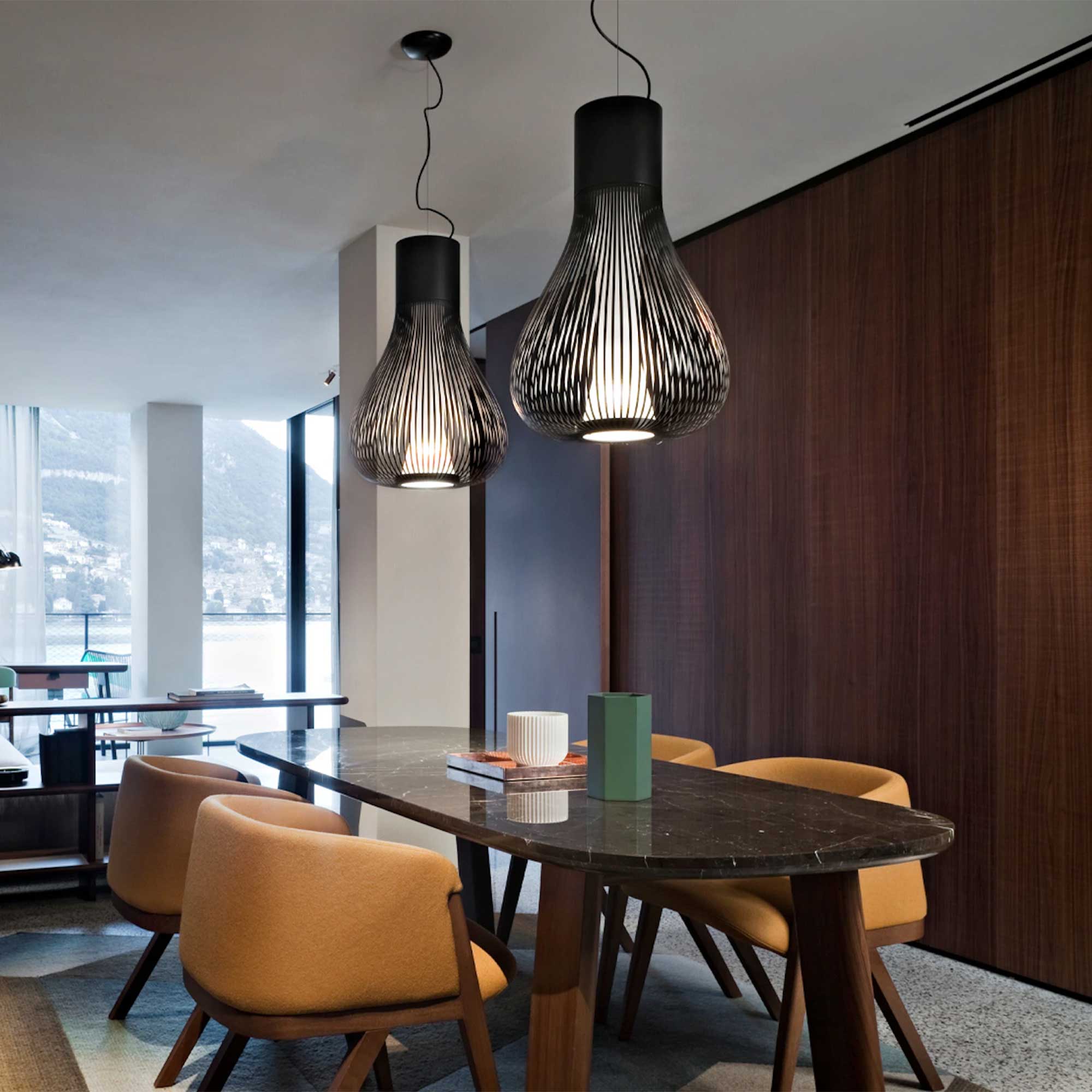 Flos Chasen E27 závěsné skleněné svítidlo