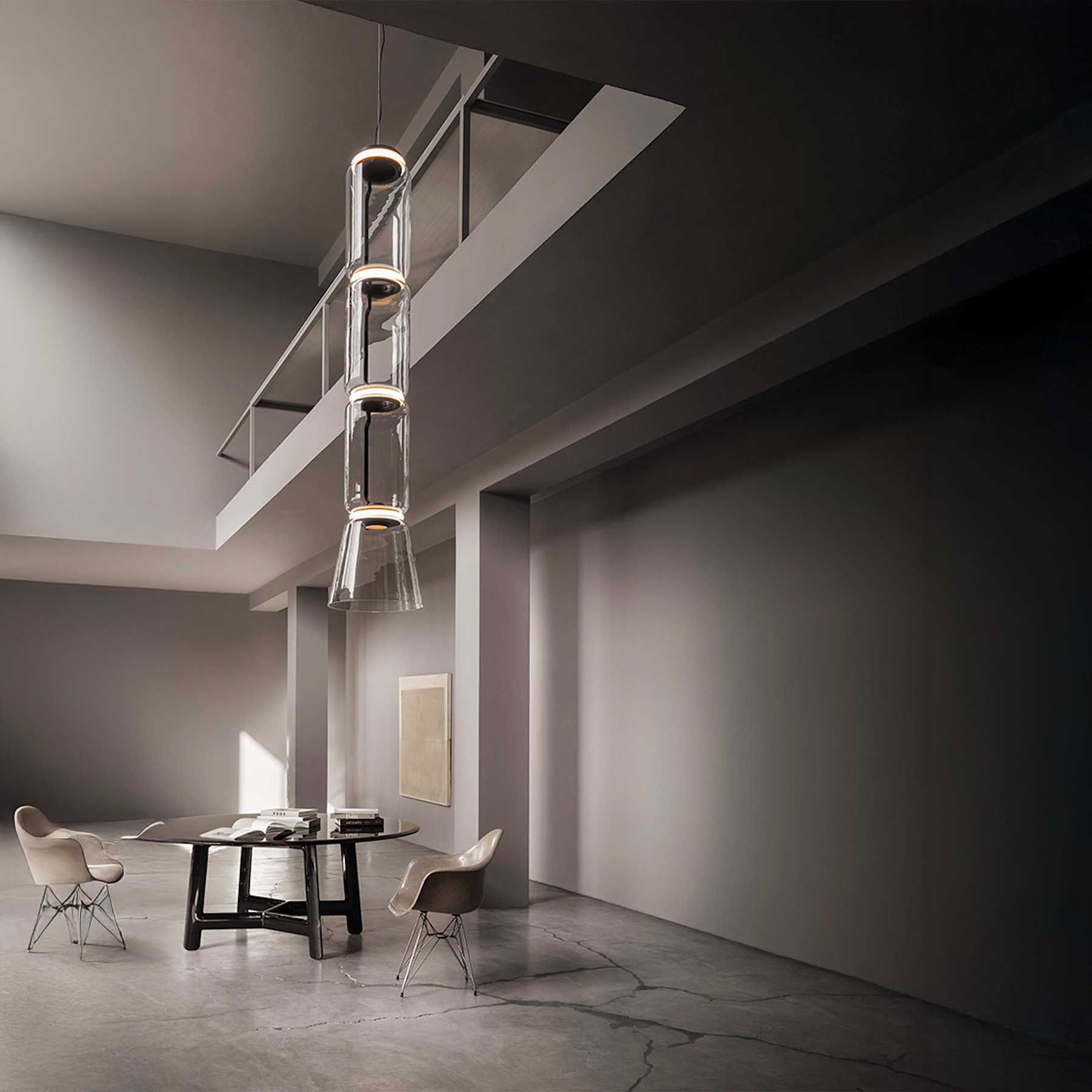 Flos Noctambule LED závěsné skleněné svítidlo