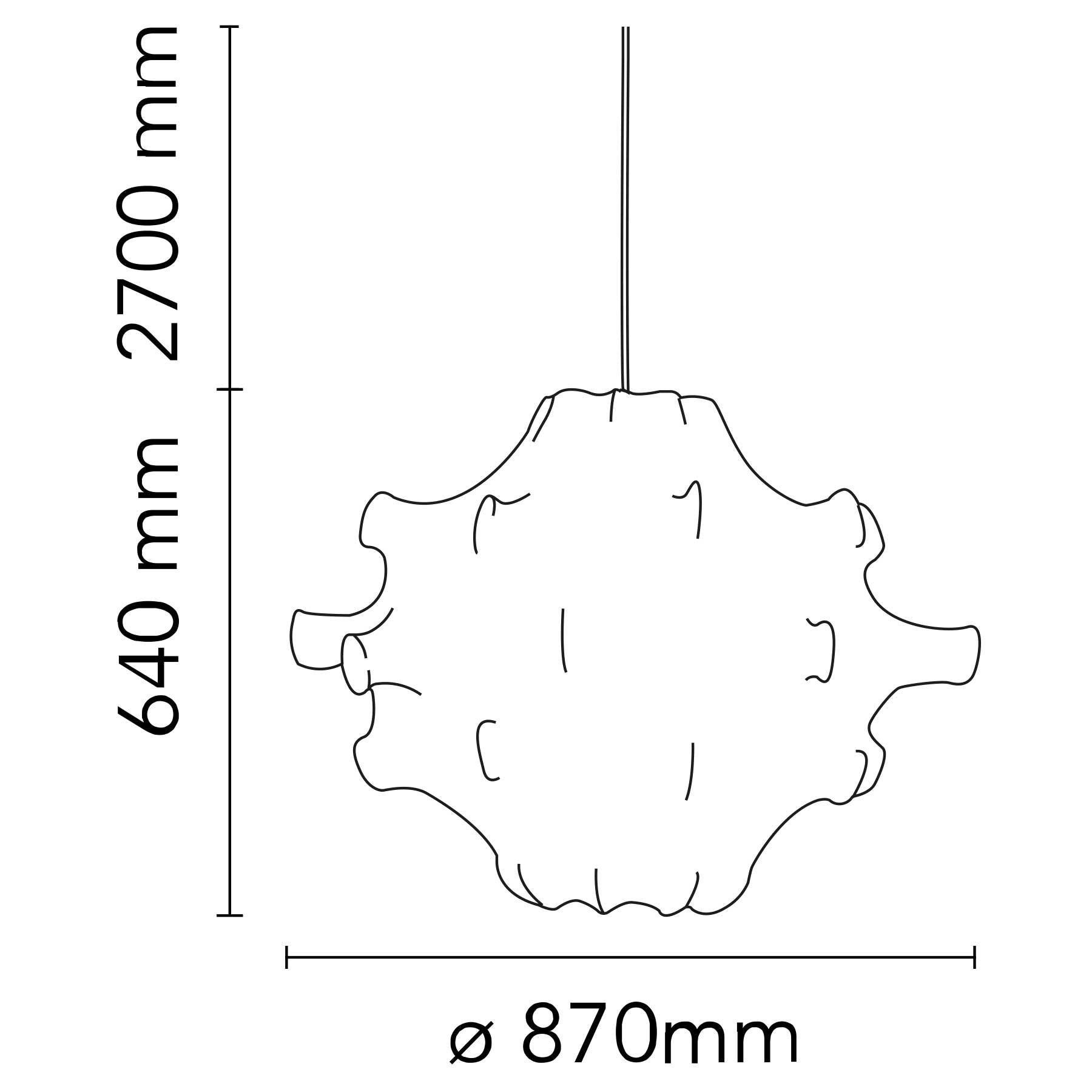 Flos Taraxacum E27 závěsné svítidlo