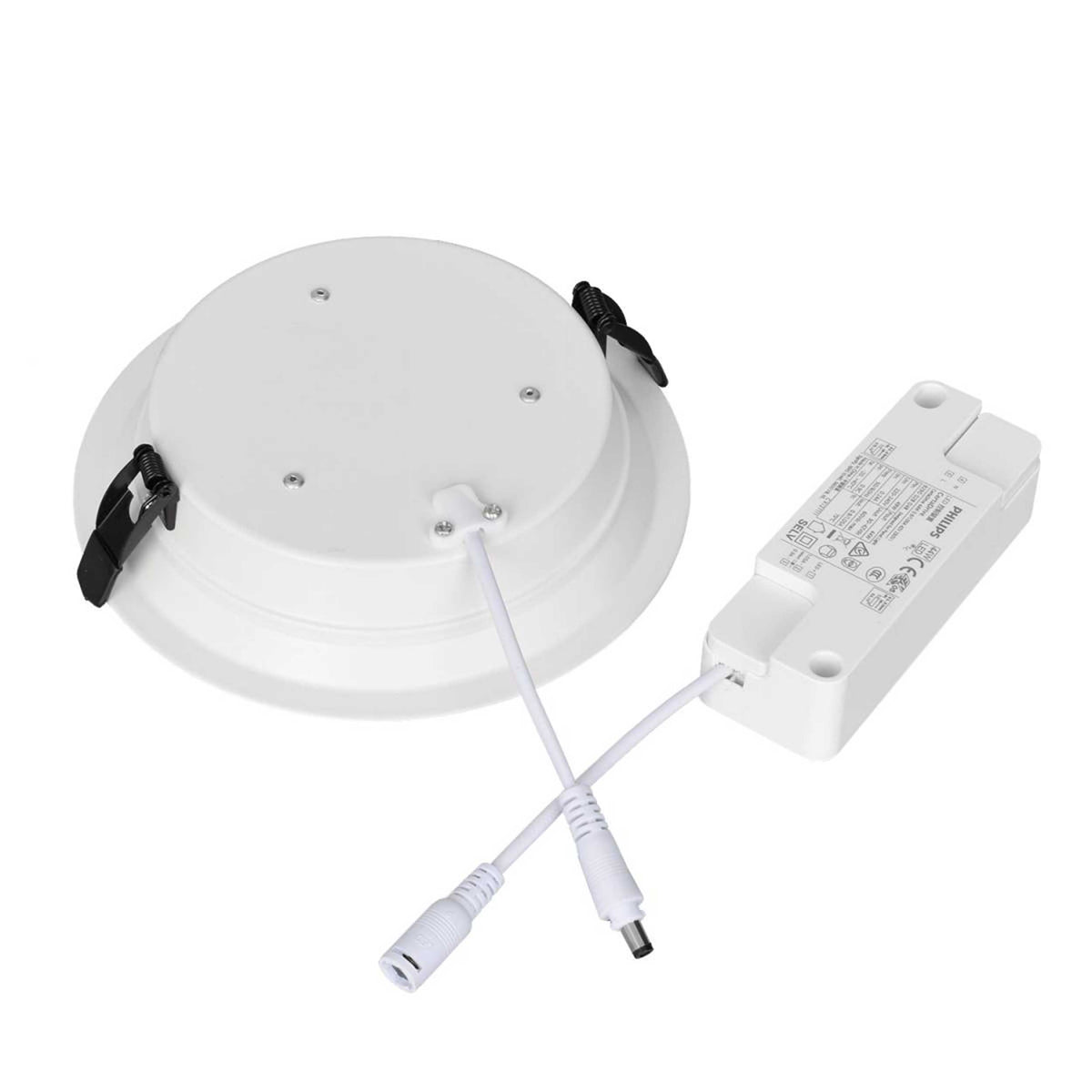 LED-downlight til indbygning i loftet, IP40