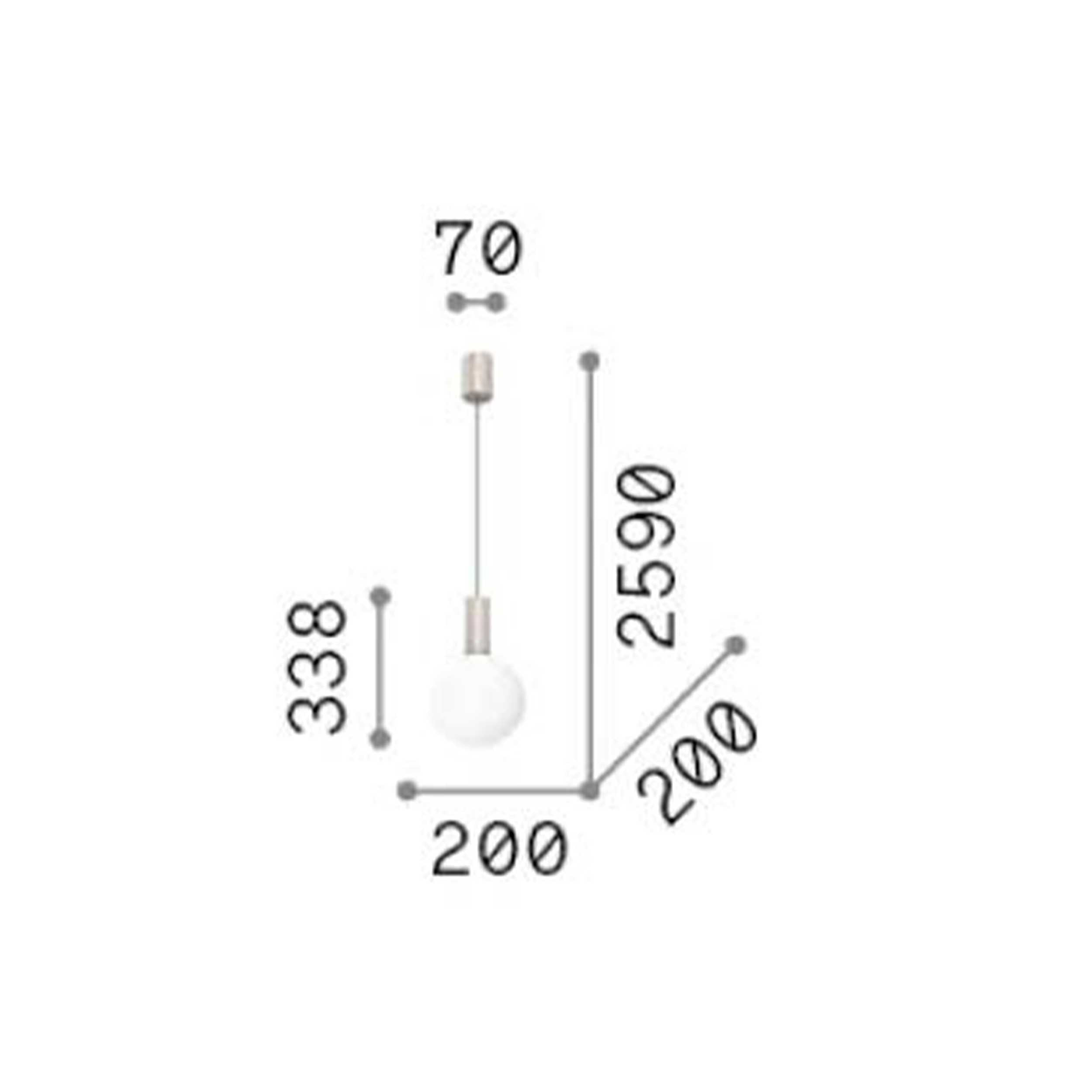 Ideal lux Odeon LED pendant light