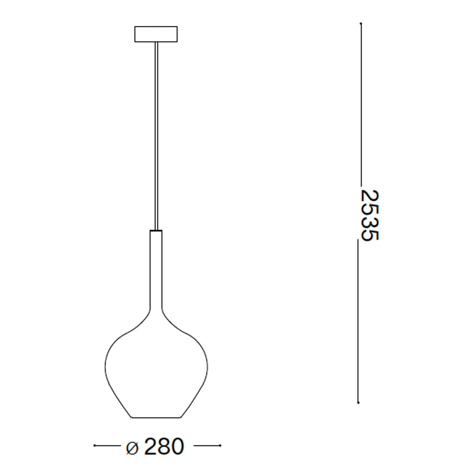 Ideal Lux Kalique E27 závěsné svítidlo