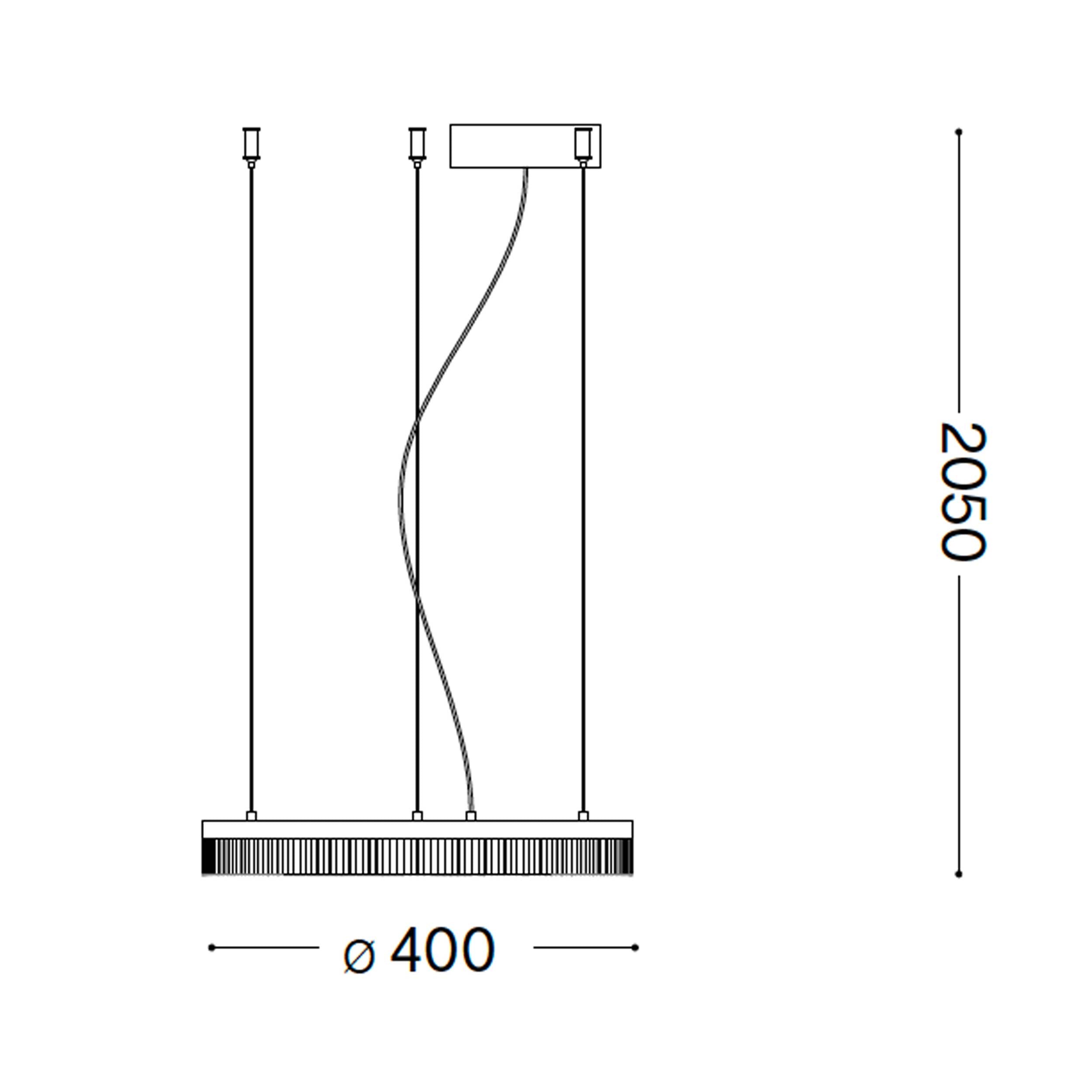 Ideal lux Crown LED cirkulært pendellampe