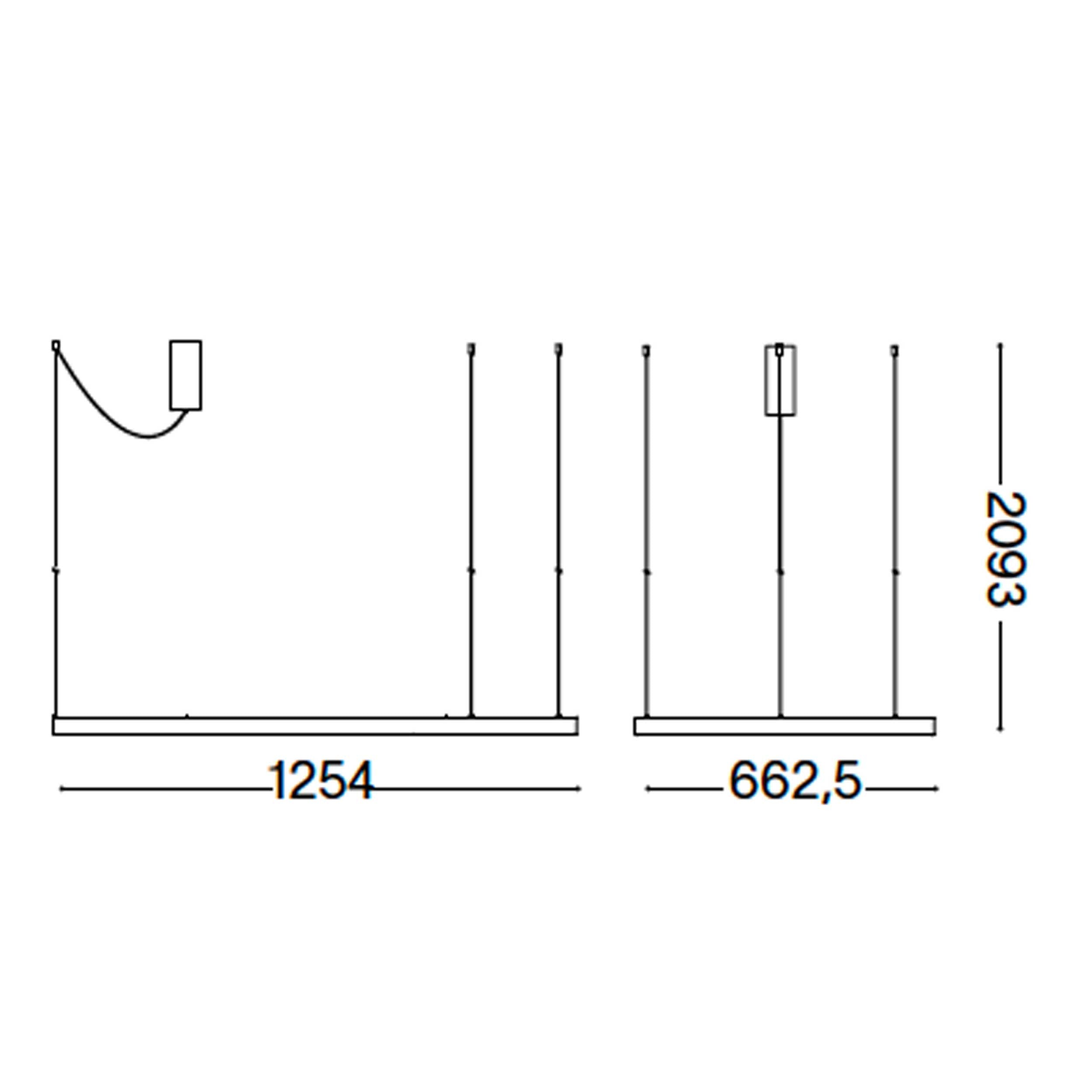 Ideal lux Waves LED-pendel