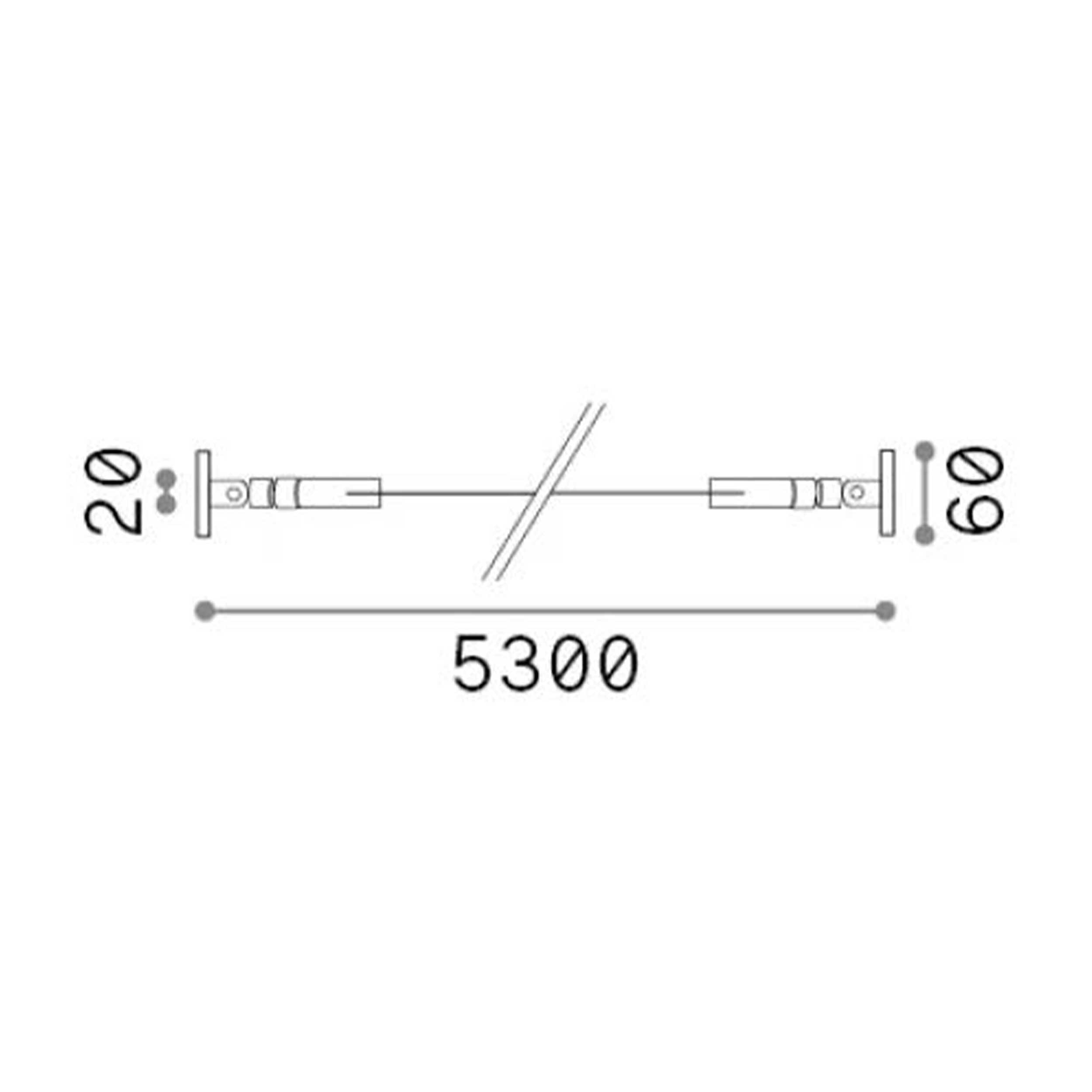 Ideal Lux Tesi flexibilní hliníkový profil pro LED pásek