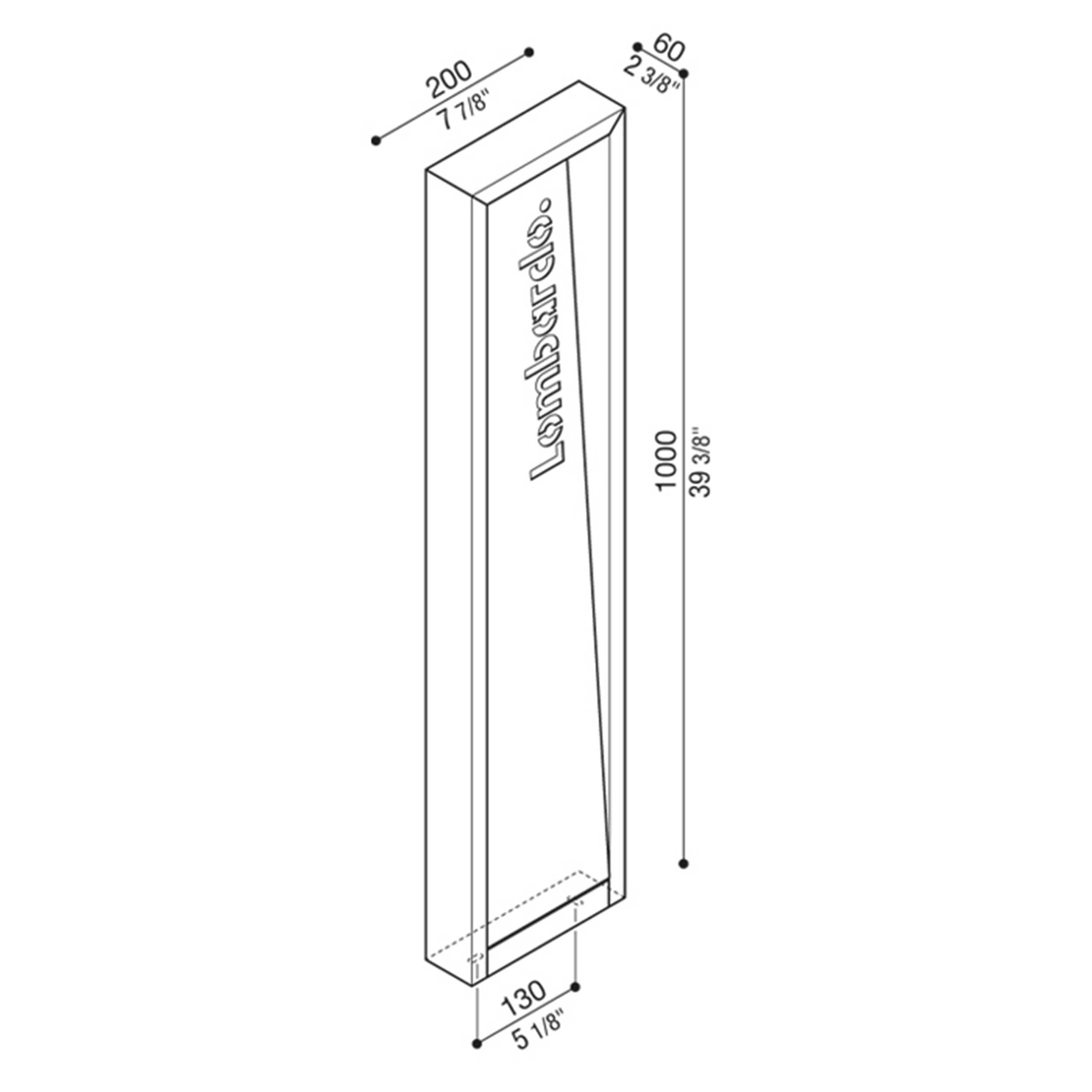 Lombardo Arke FULL Code LED venkovní sloupkové svítidlo IP66 AC DIRECT
