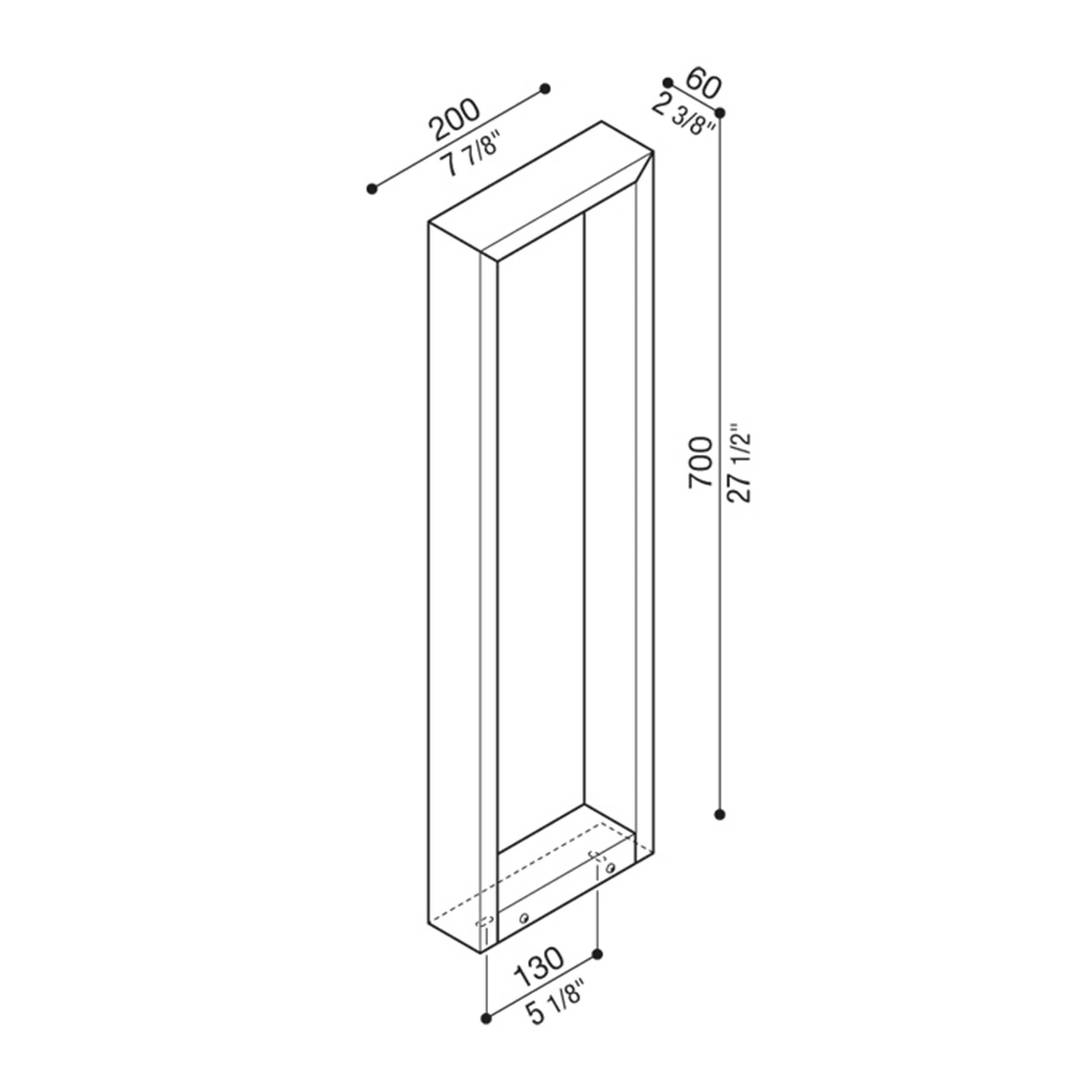 Lombardo Arke LED venkovní sloupkové svítidlo IP66 AC DIRECT