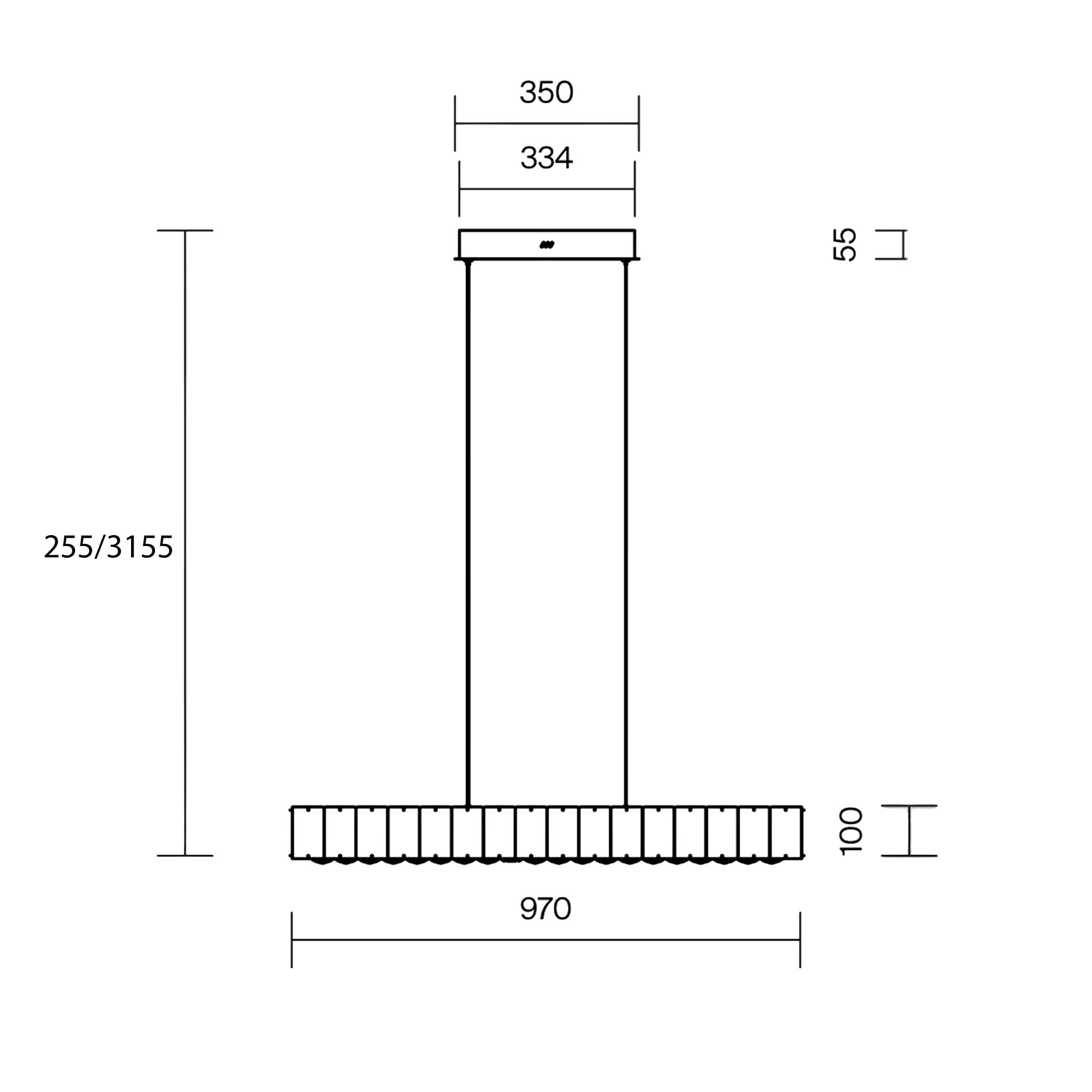 Maytoni Majesty LED-pendel