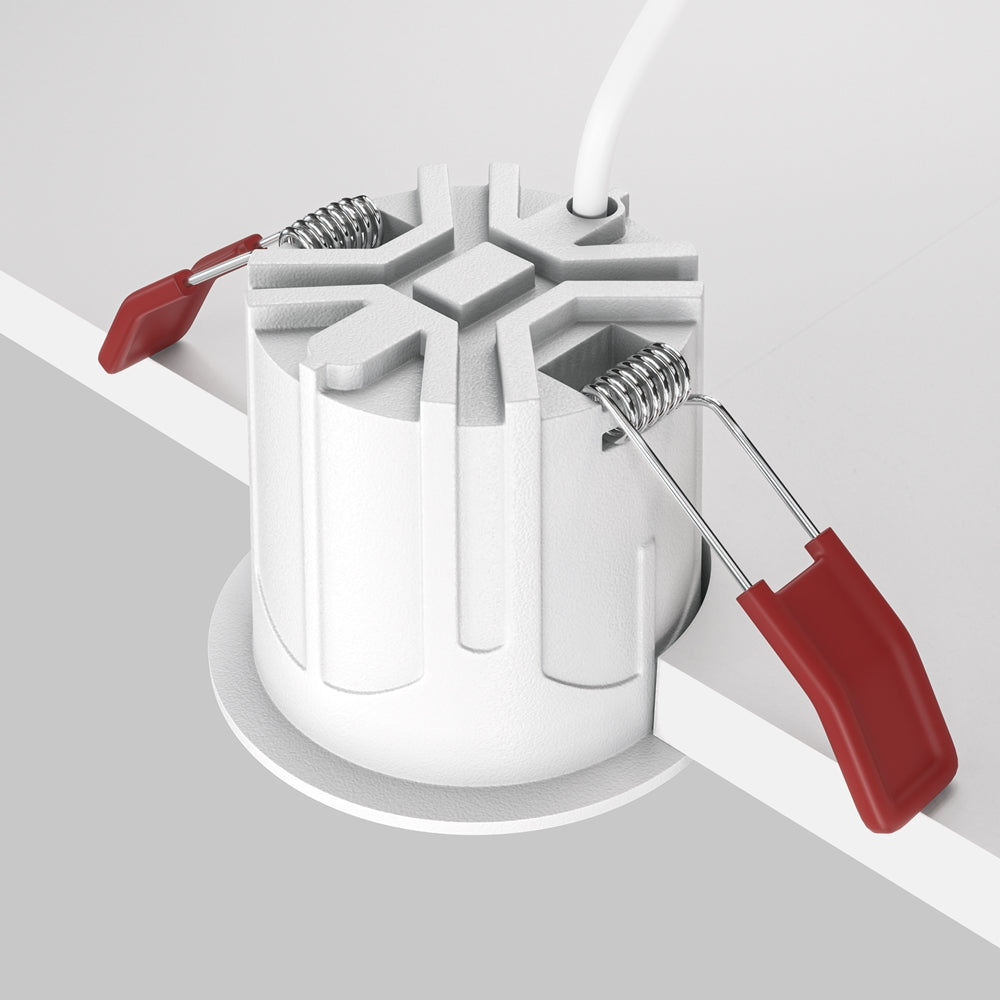 Maytoni downlight Alfa LED 36° indbygget cirkulært lysarmatur, hvid