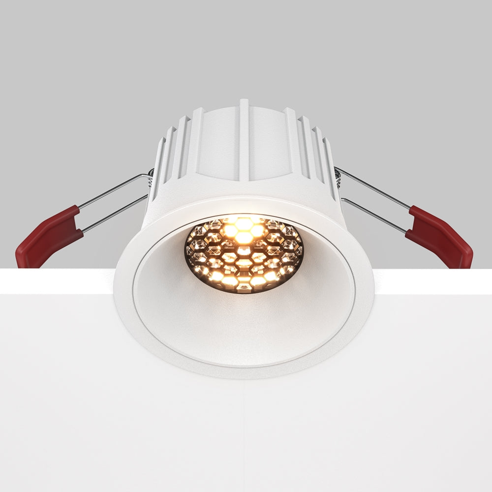 Maytoni downlight Alfa LED 36° indbygget cirkulært lysarmatur, hvid