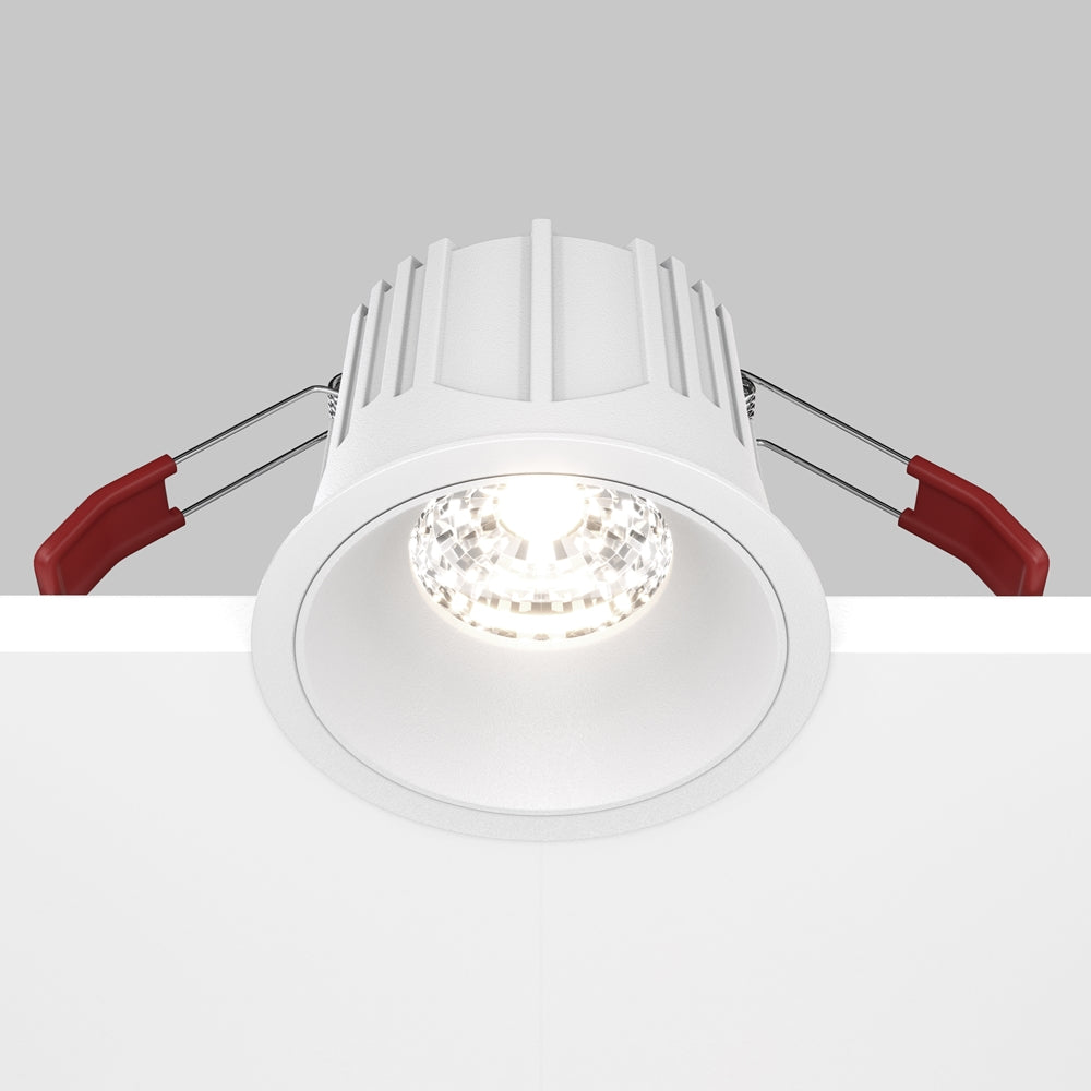 Maytoni downlight Alfa LED 36° indbygget cirkulært lysarmatur, hvid