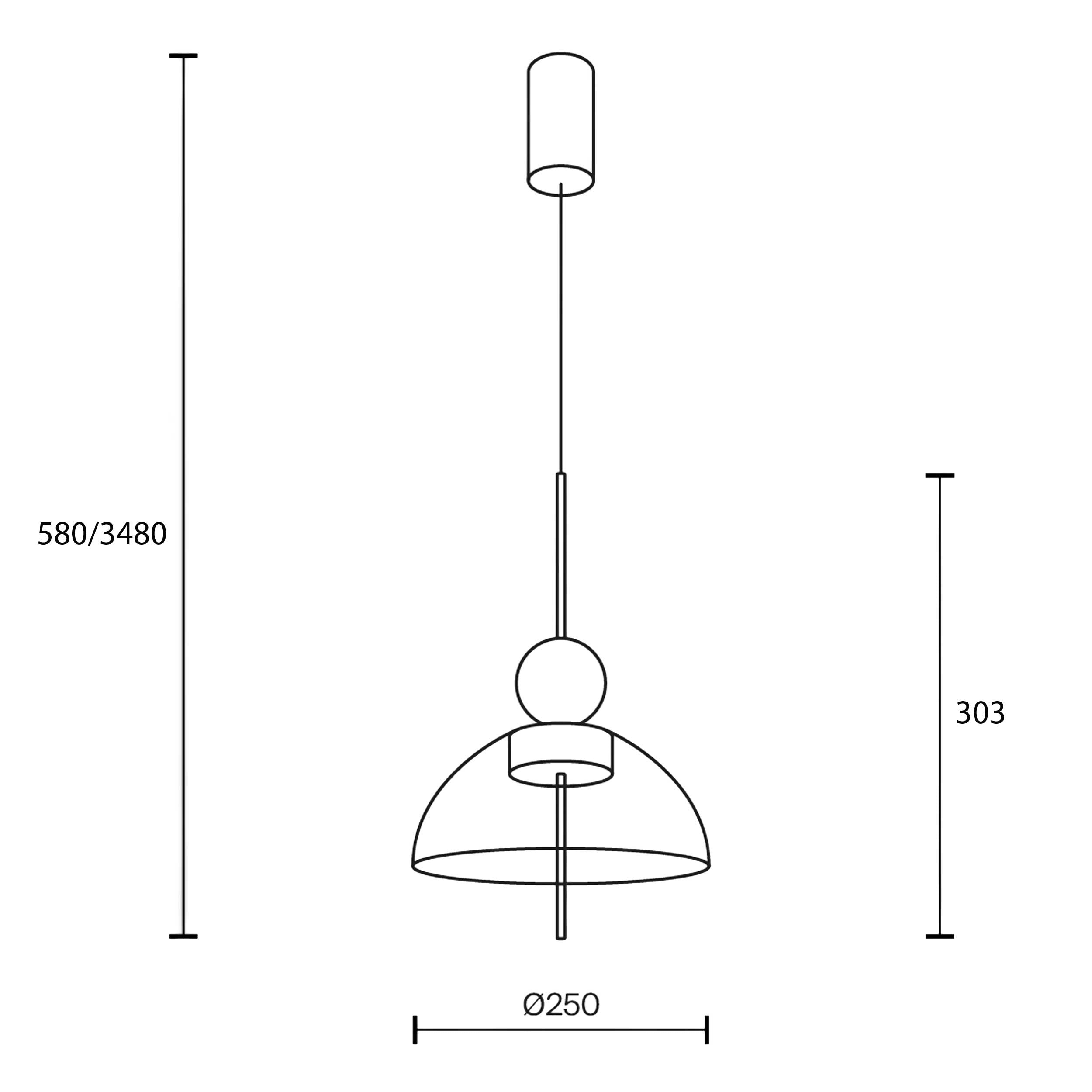 Maytoni Bangkok LED-pendel