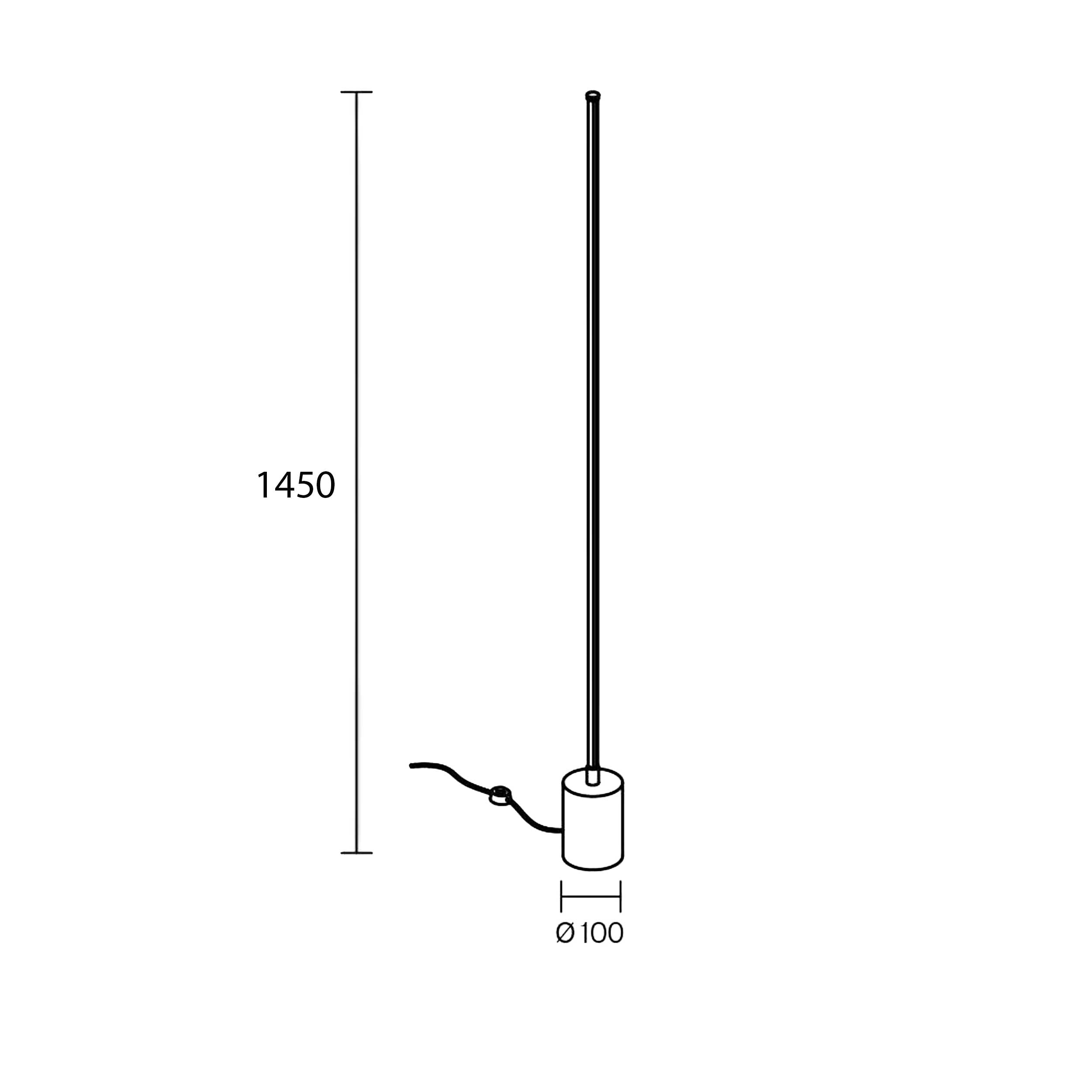 Maytoni Flow LED-gulvlampe
