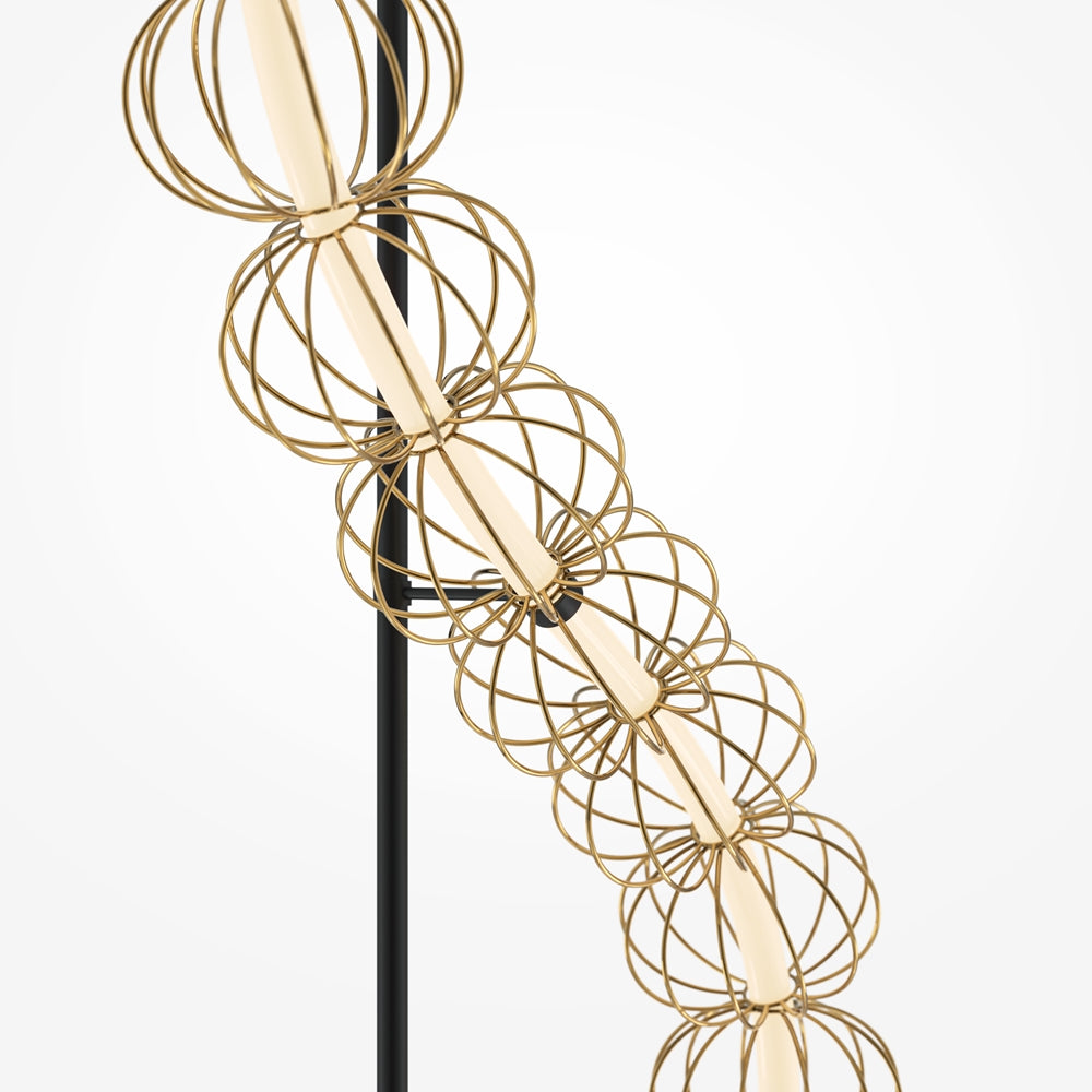 Maytoni Golden Cage LED-gulvlampe