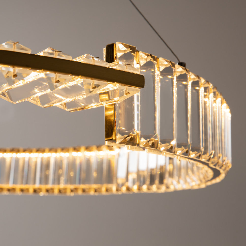 Maytoni Krone LED-pendel i cirkelform