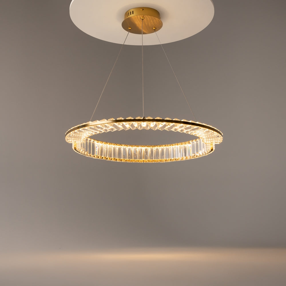Maytoni Krone LED-pendel i cirkelform