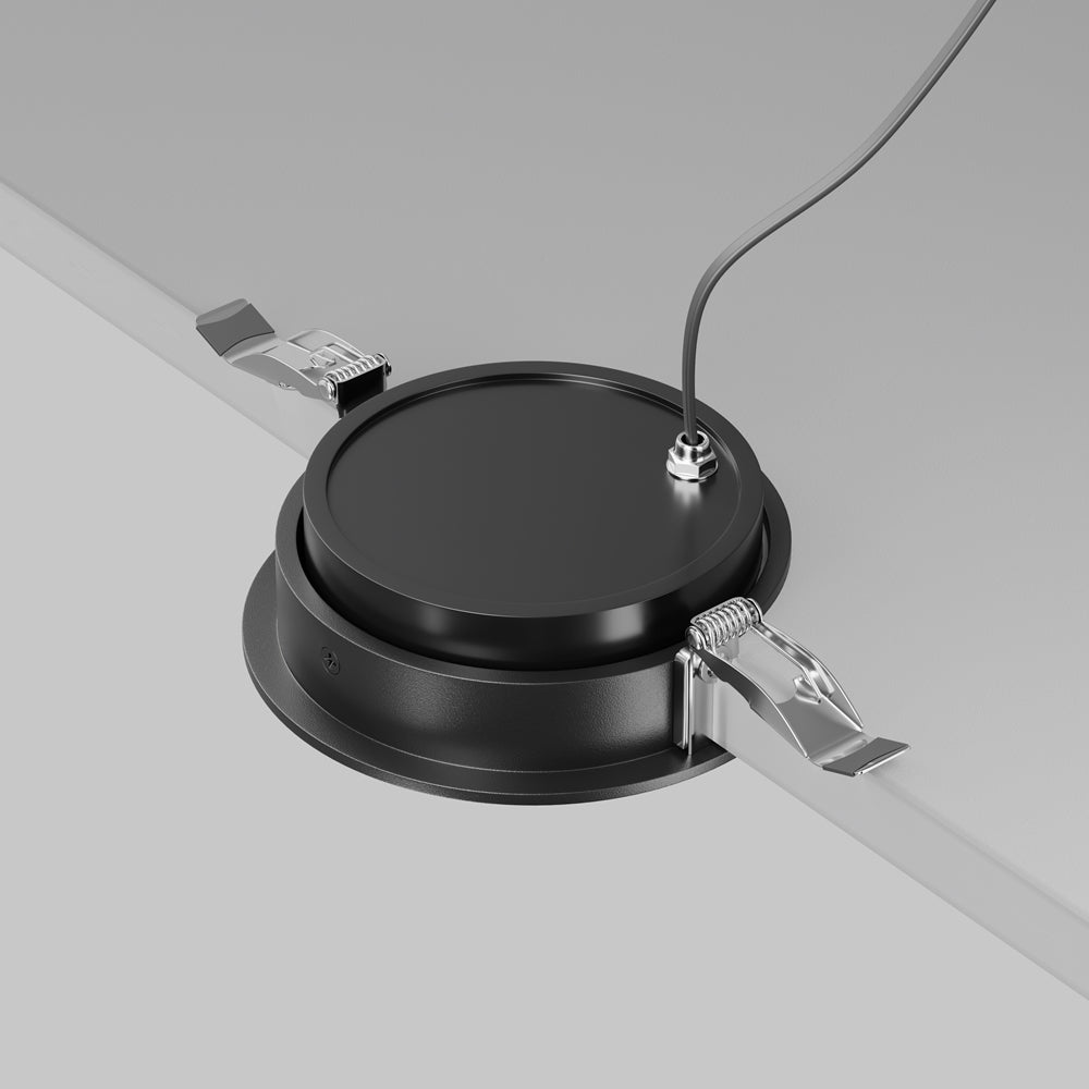 Maytoni downlight Lens LED 3000K 12W 70° indbygget cirkulært lysarmatur