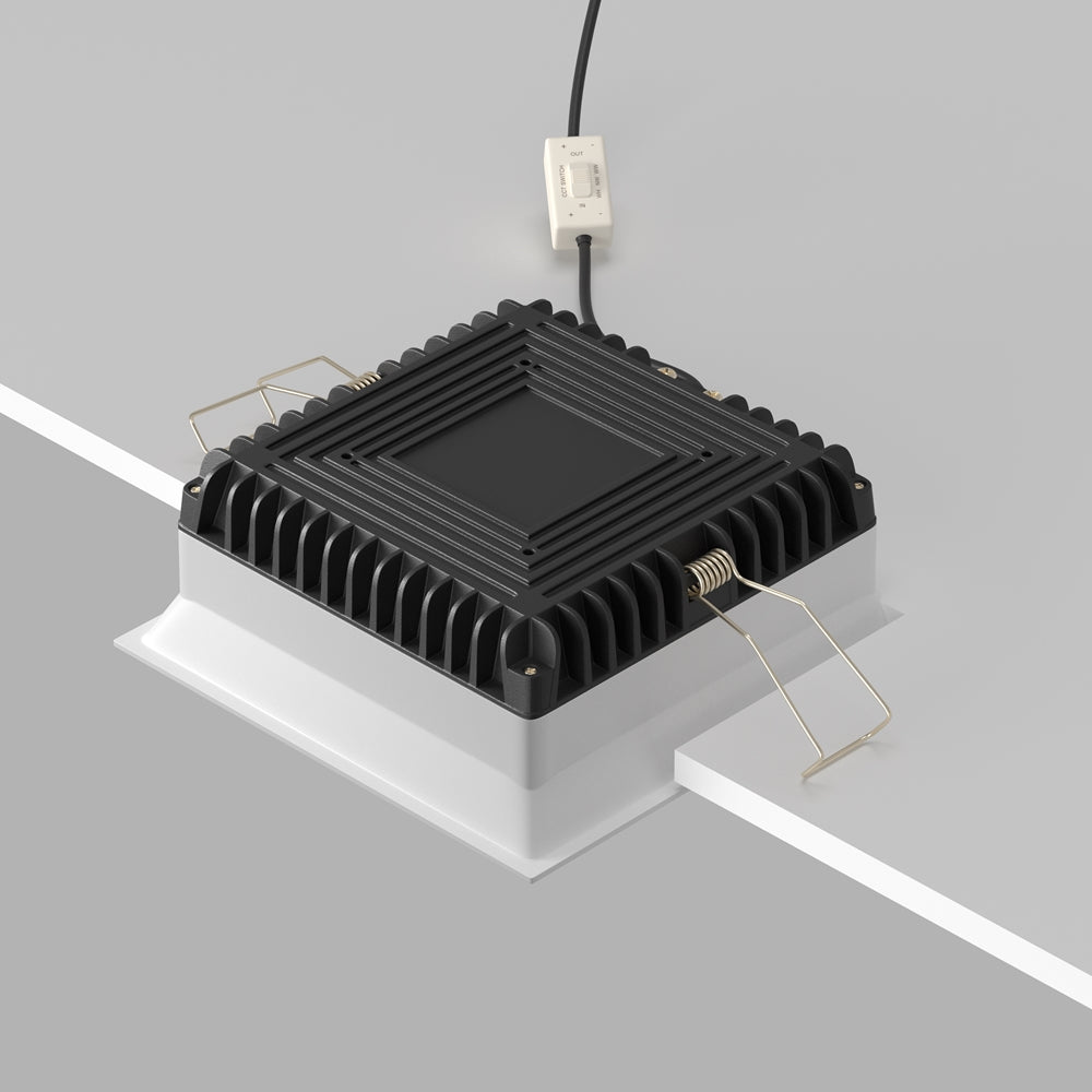 Maytoni downlight Okno LED 100° indbygget firkantet lampe