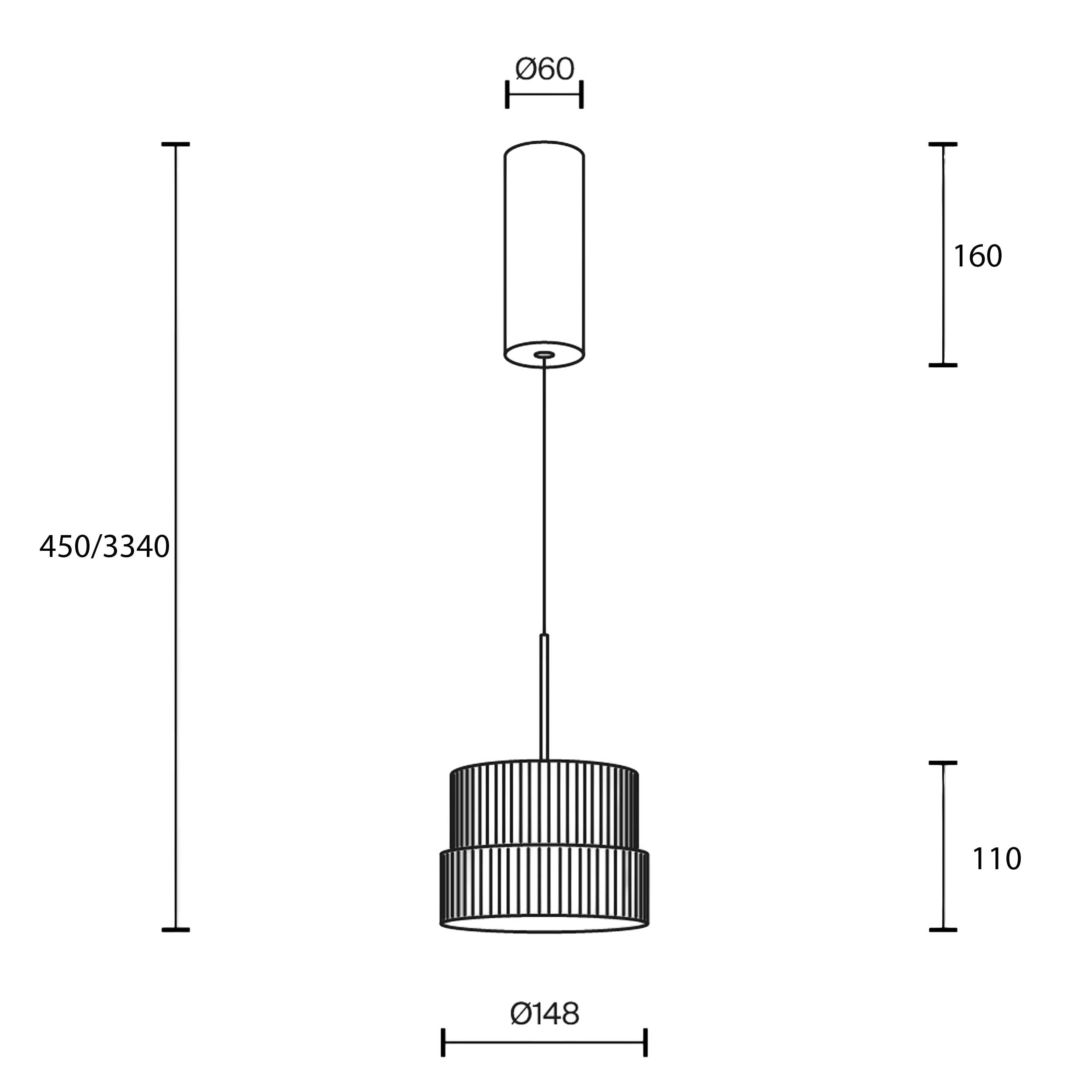 Maytoni Scala LED-pendel